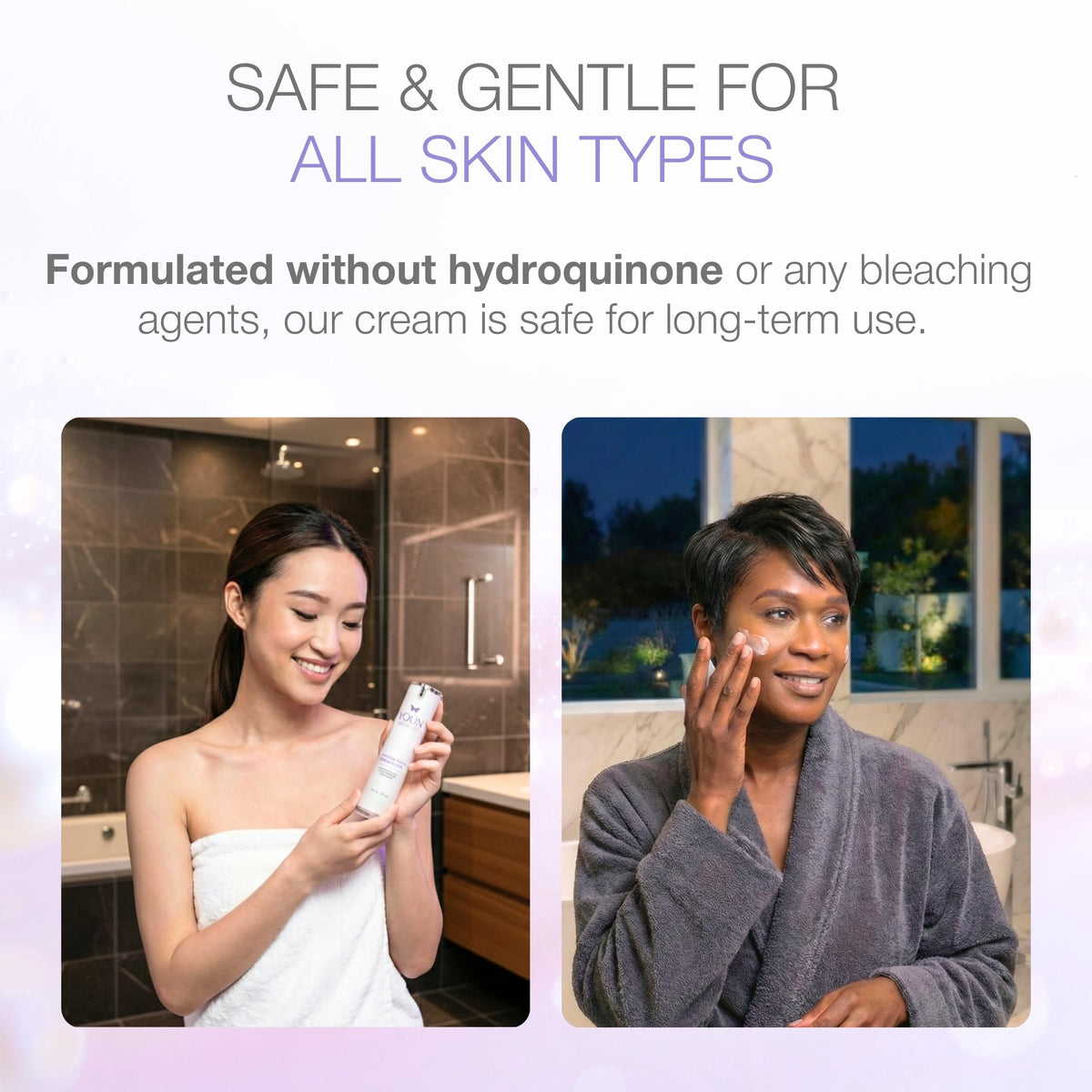 YOUN Beauty Brightening Cream with Kojic Acid Glycolic Acid - YOUN Beauty Official Imagery - 7