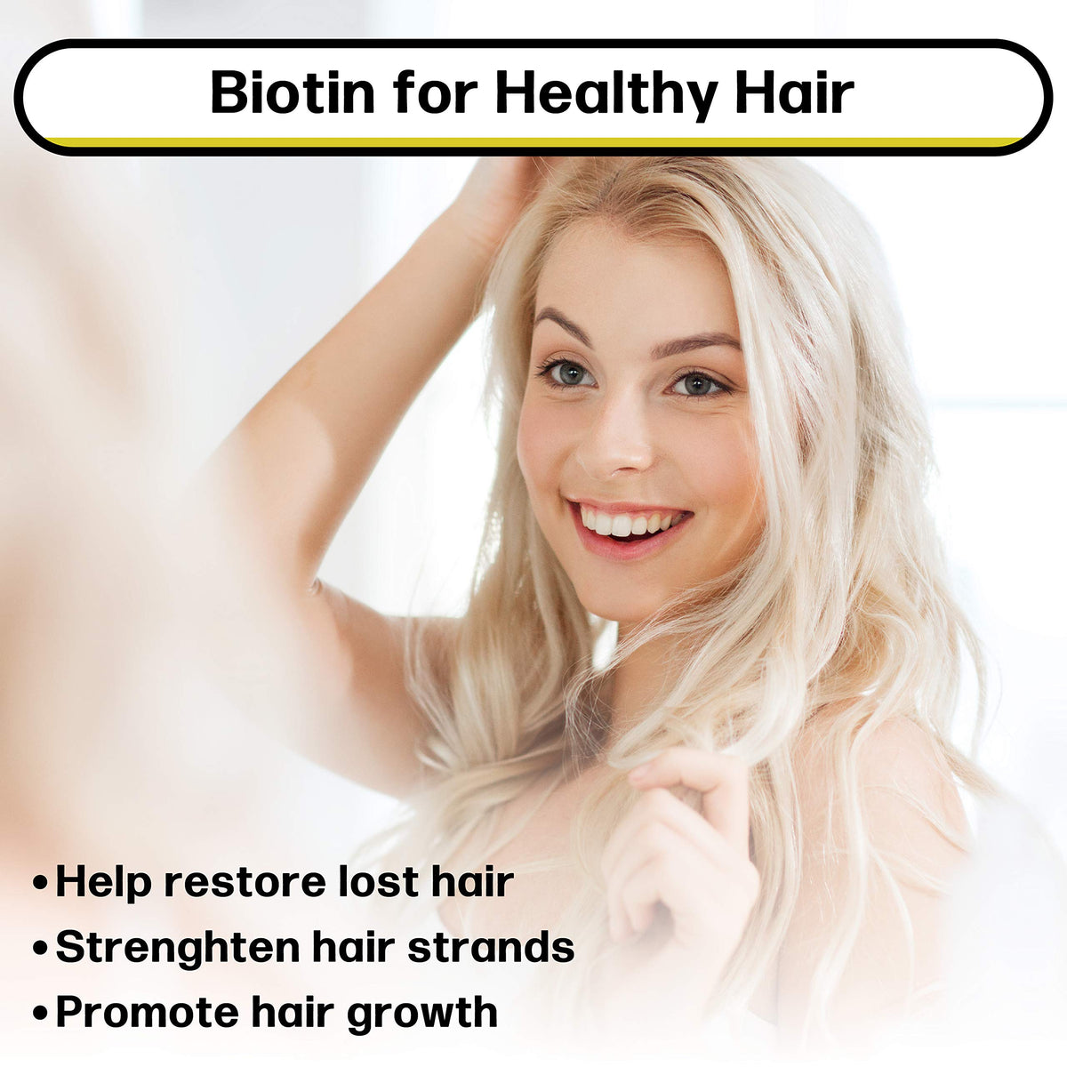MAX Absorption Biotin Liquid Drops 10000mcg of Biotin Per - SBR Nutrition Official Imagery - 8