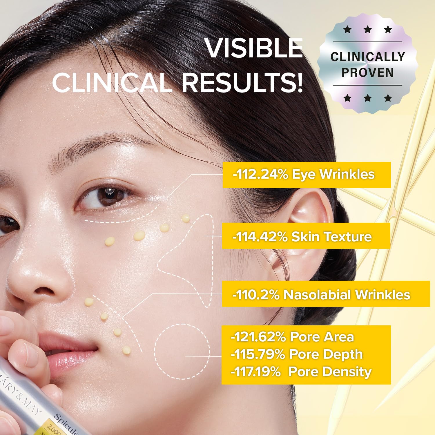 Mary May Spicule PDRN Cream Duo Set Retinol Collagen 15g x 2 - Mary&May Official Imagery - 6