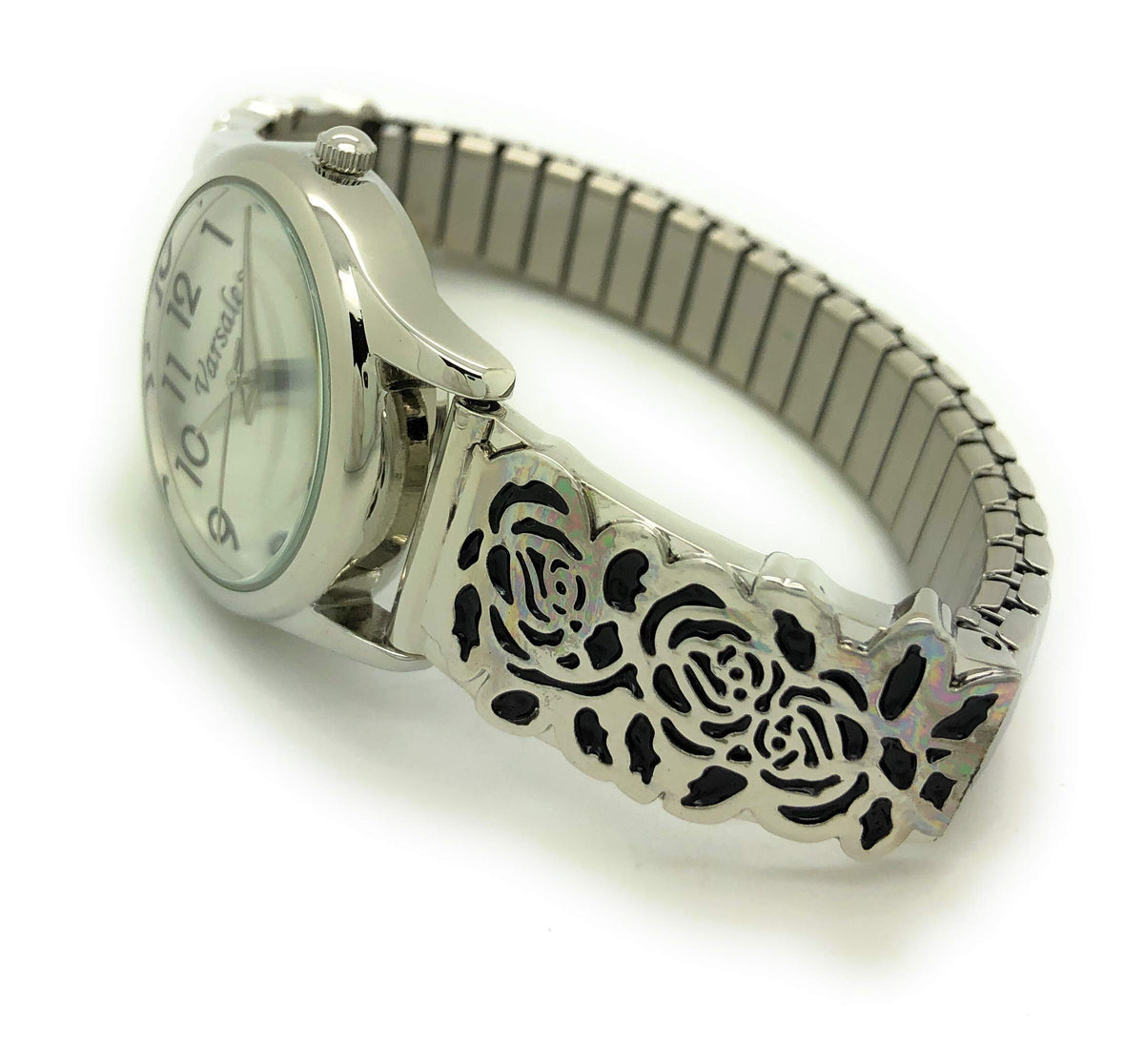 Ladies Elegant Floral Flower Stretch Elastic Band Fashion - VERSALES Official Imagery - 4