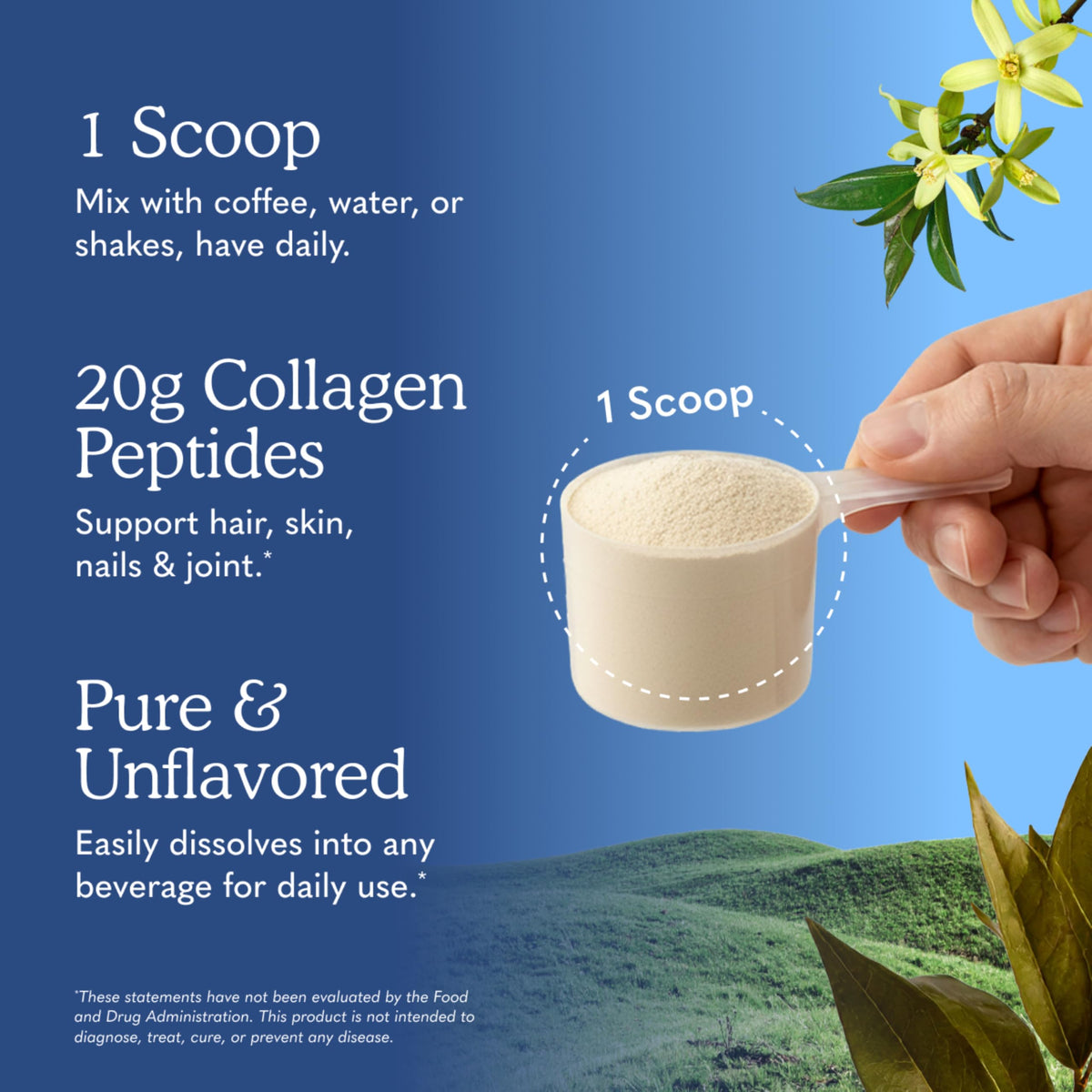 Garden of Life Grass Fed Collagen Powder Unflavored 28 - Garden of Life Official Imagery - 6