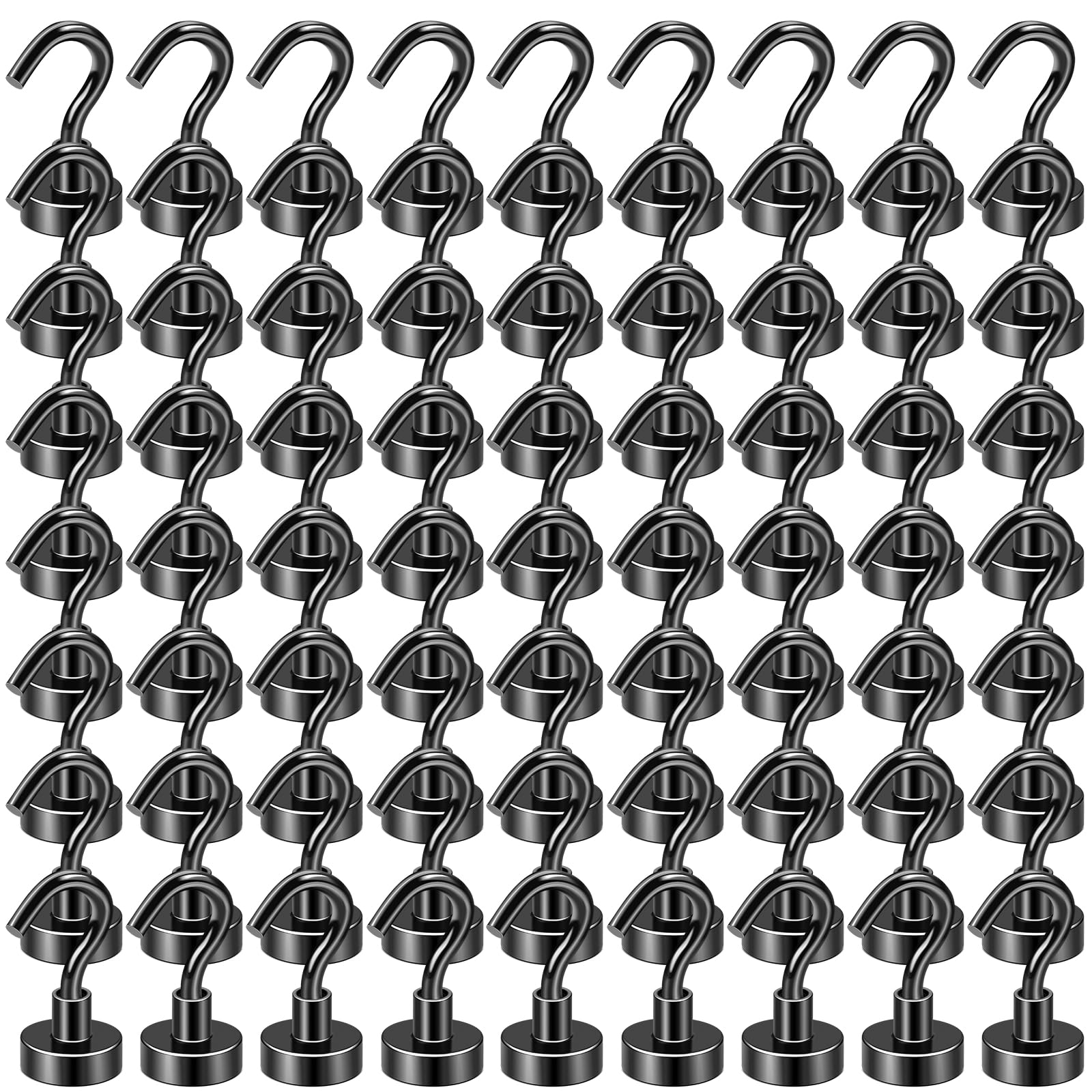 DIYMAG Magnetic Hooks 20pcs 30lbs+ Cruise Essentials 2026 Magnet by DIYMAG - Angle View 8