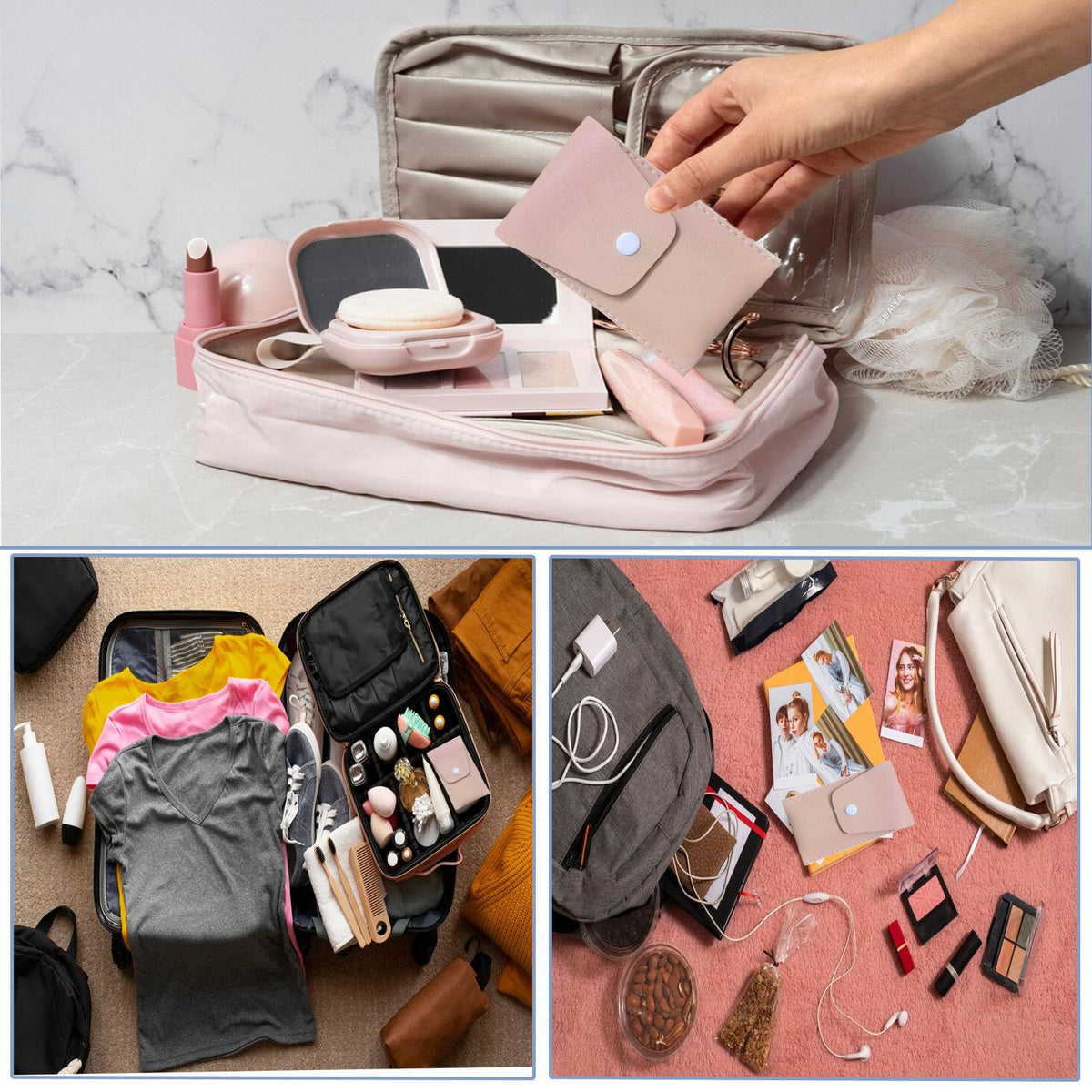16 Sets Travel Makeup Brush Set Bulk Brushes Bag Mini Face - KBTYUDD Official Imagery - 4