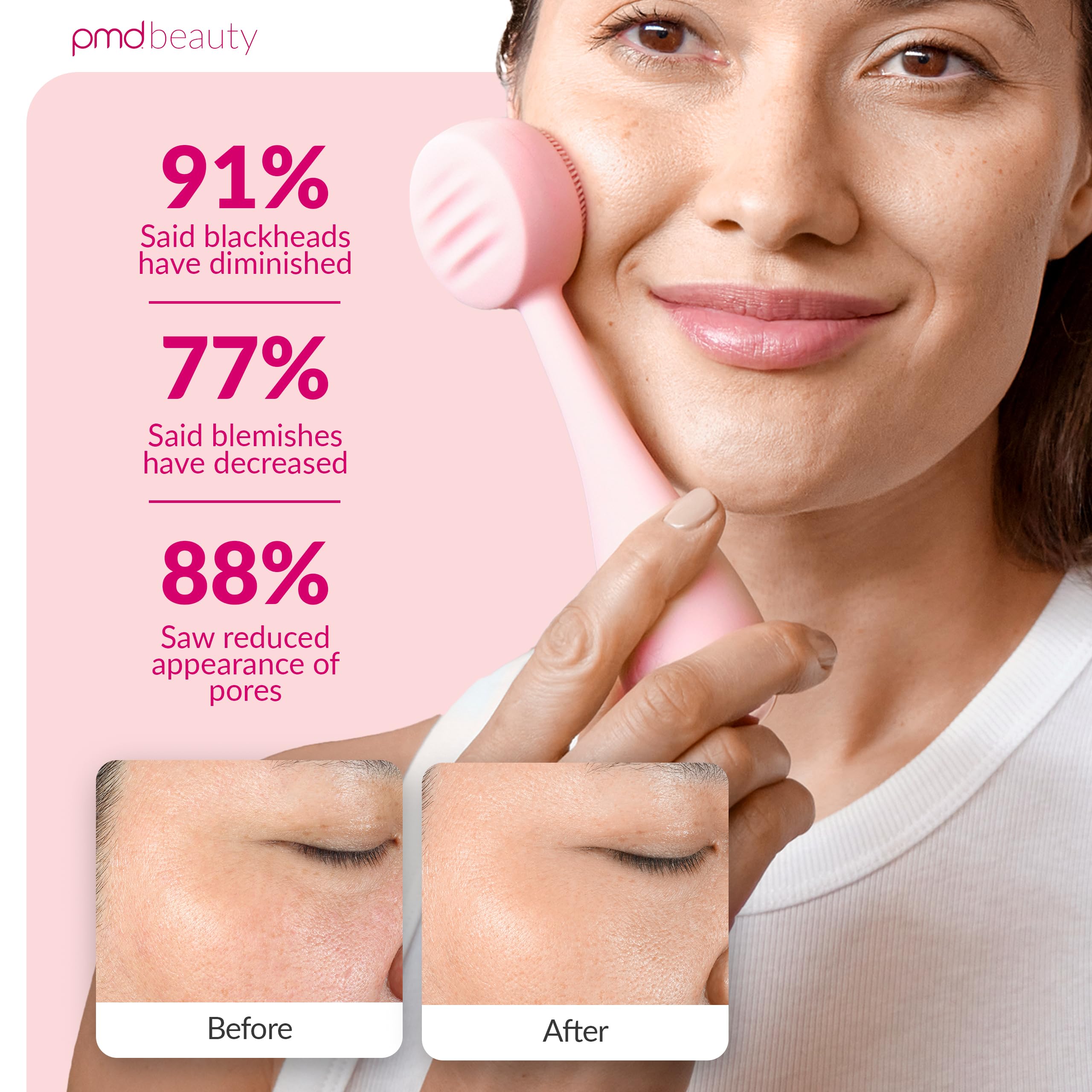 PMD Beauty Clean Facial Cleansing Brush Waterproof Silicone - Premium Selection Official Imagery - 5
