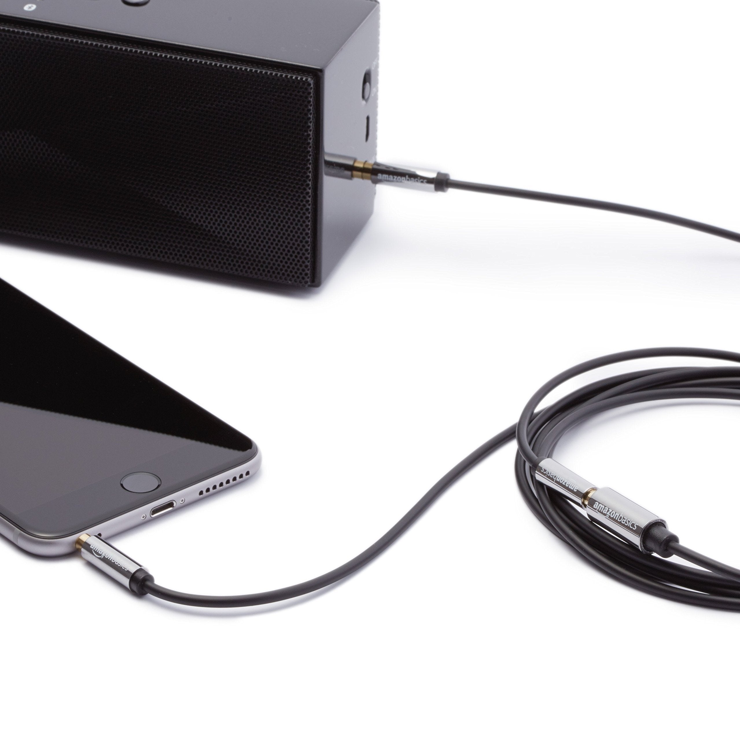 Amazon Basics 3.5mm Male to Female Stereo Audio Extension Cable f by Amazon Basics - Angle View 5