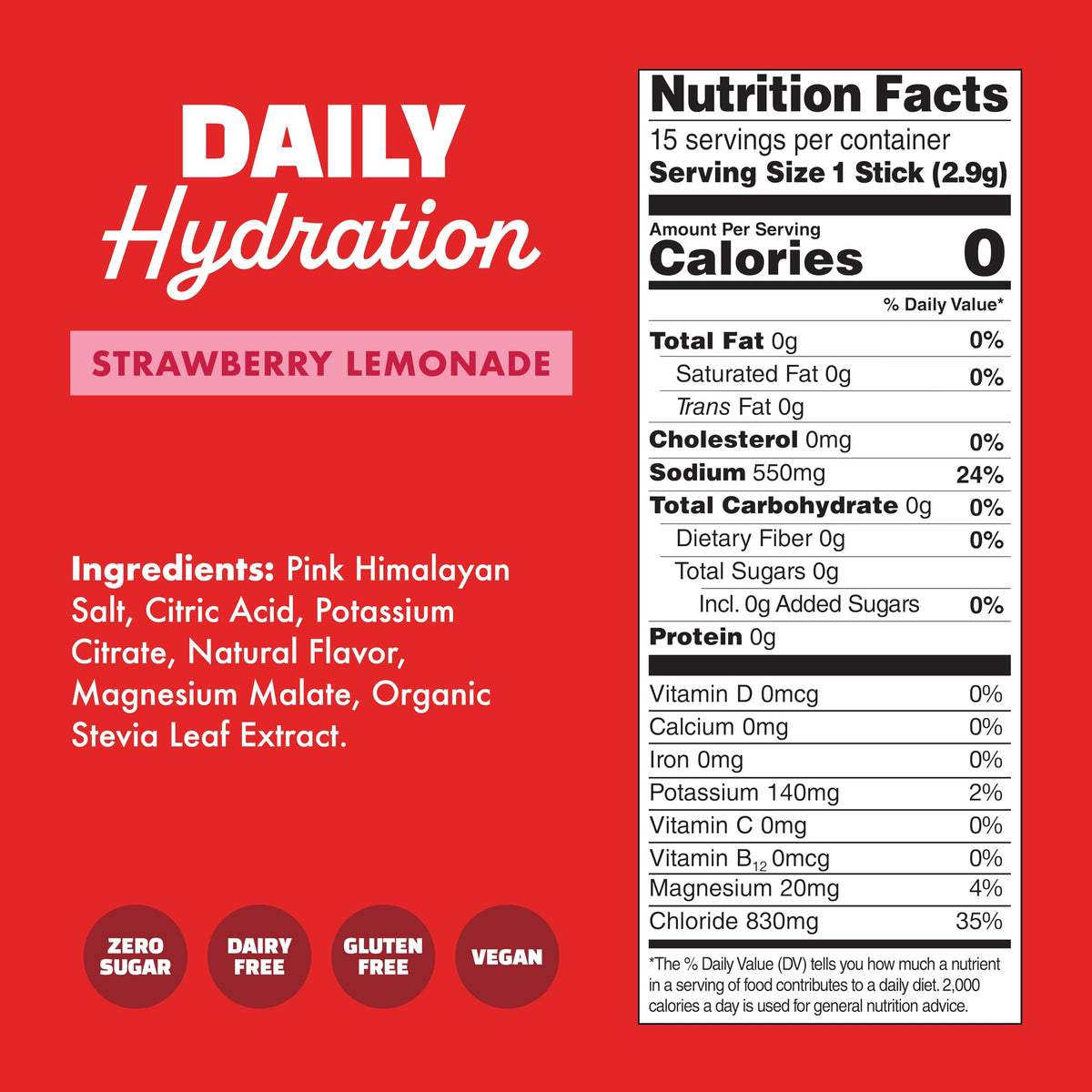 WaterBoy Daily Hydration Strawberry Lemonade Sugar Free - Waterboy Official Imagery - 3