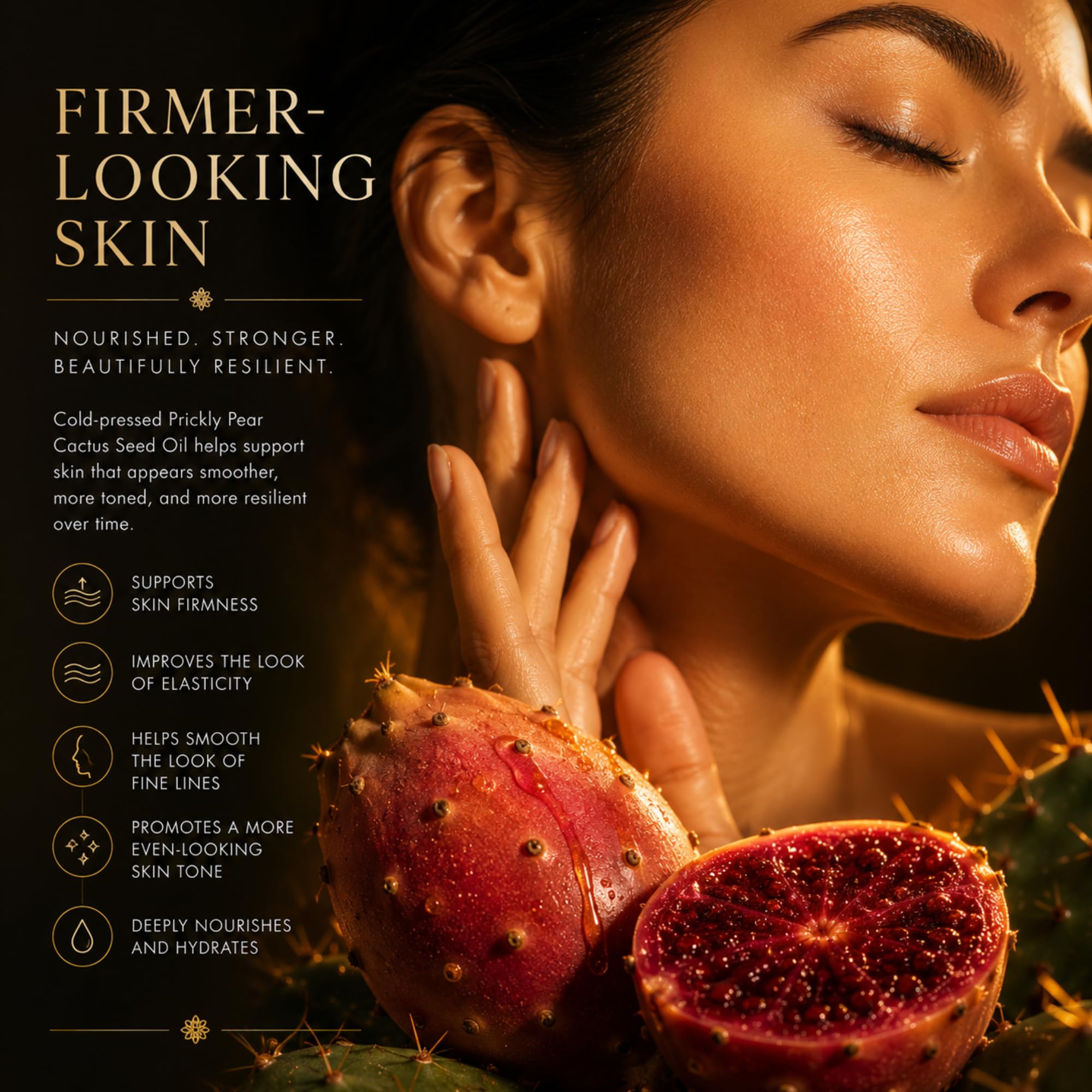 Prickly Pear Seed Oil for Face Skin Care 100 Pure 4 Fl Oz - Pomberries Official Imagery - 7