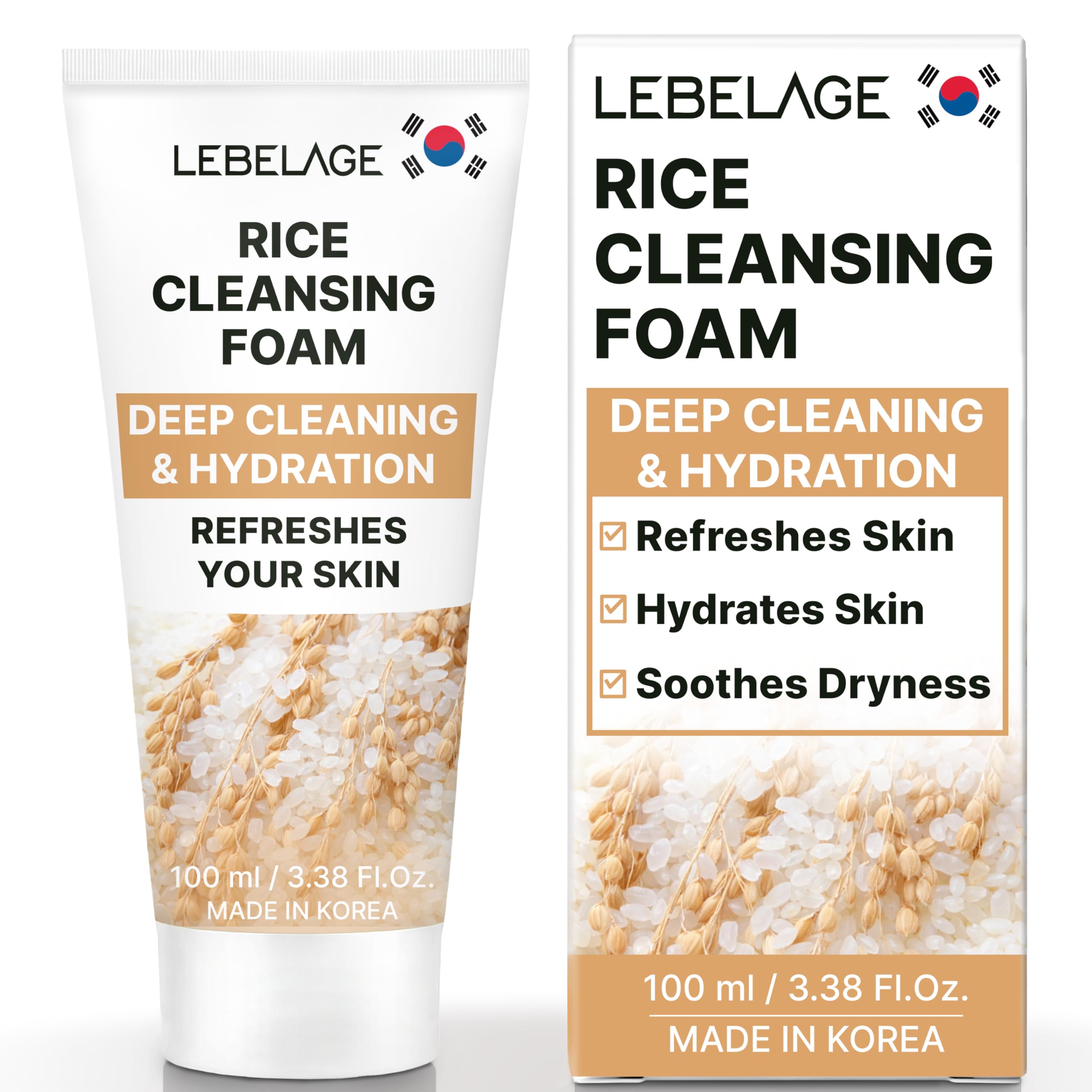 LEBELAGE Korean Snail Facial Cleanser 3.38 oz - LEBELAGE