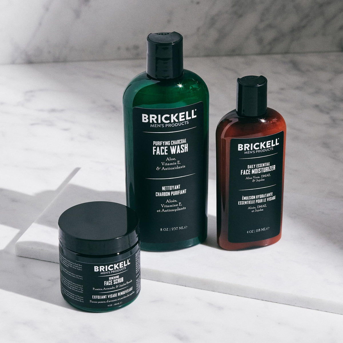 Brickell Men s Daily Advanced Face Care Routine II Activated - Brickell Men's Products Official Imagery - 3