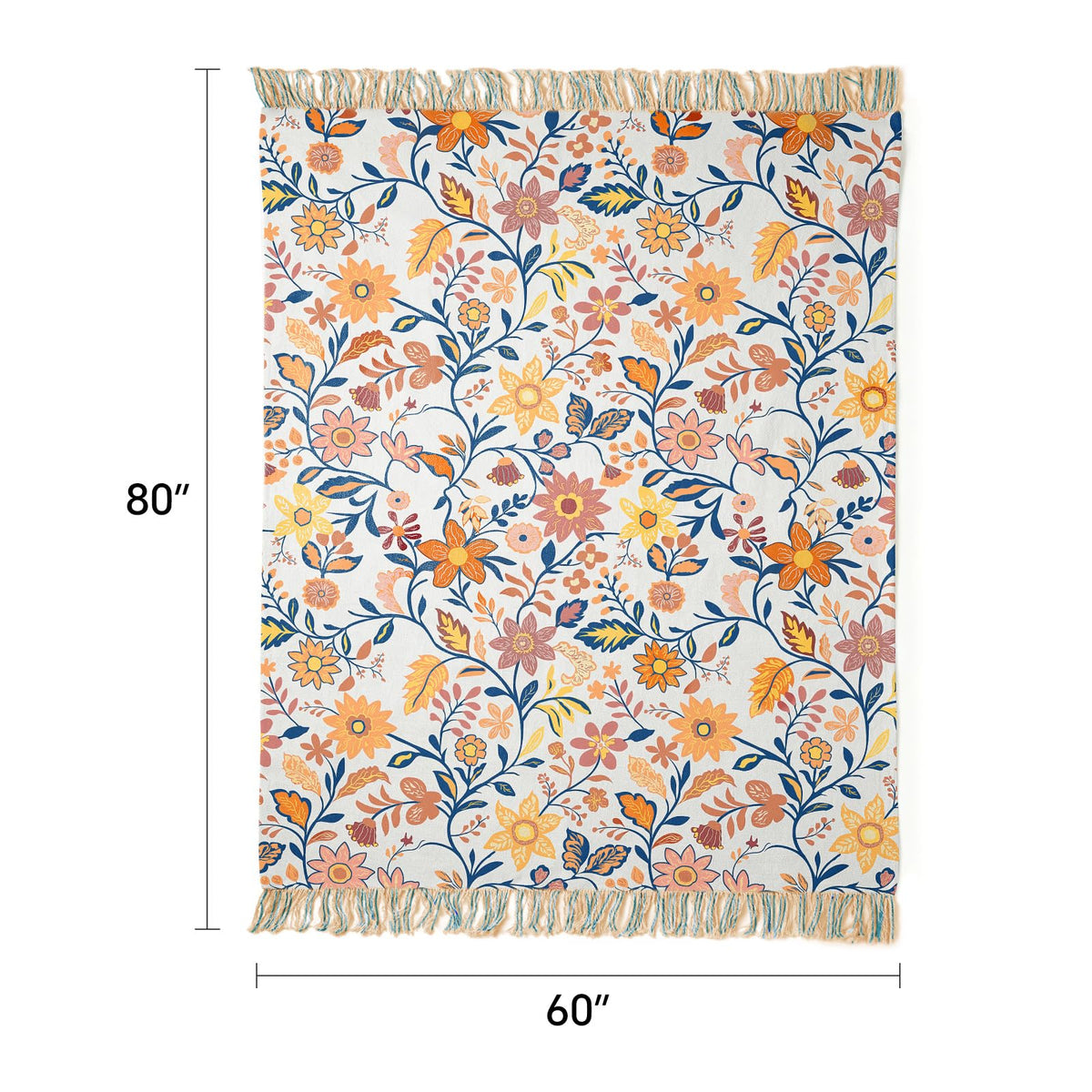 100 Cotton Boho Throw Blanket for Home Decor Classic - RILIHO Official Imagery - 4