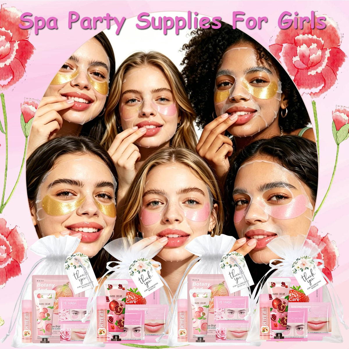 112 Pcs Spa Party Favors For Women Spa Sleepover Party - UYJ, Official Imagery - 6
