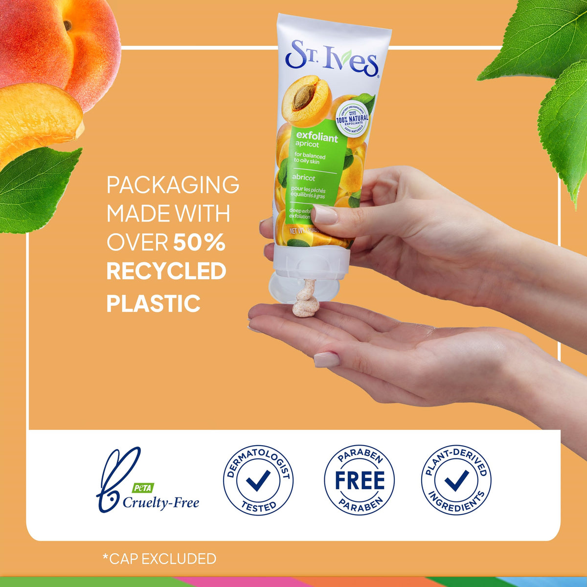 St Ives Fresh Skin Apricot Face Scrub Deep Exfoliator Skin - St. Ives Official Imagery - 7