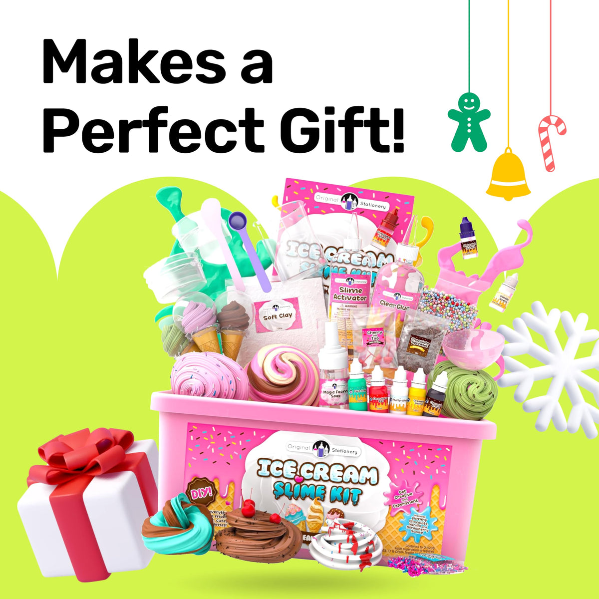 Original Stationery Ice Cream Slime Kit for Girls Toys DIY - Original Stationery Official Imagery - 5