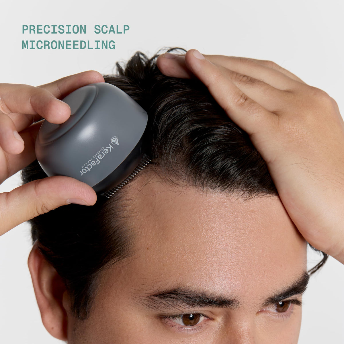 KeraRoller Precision Scalp Microneedling Handheld Device to - KeraFactor Official Imagery - 4