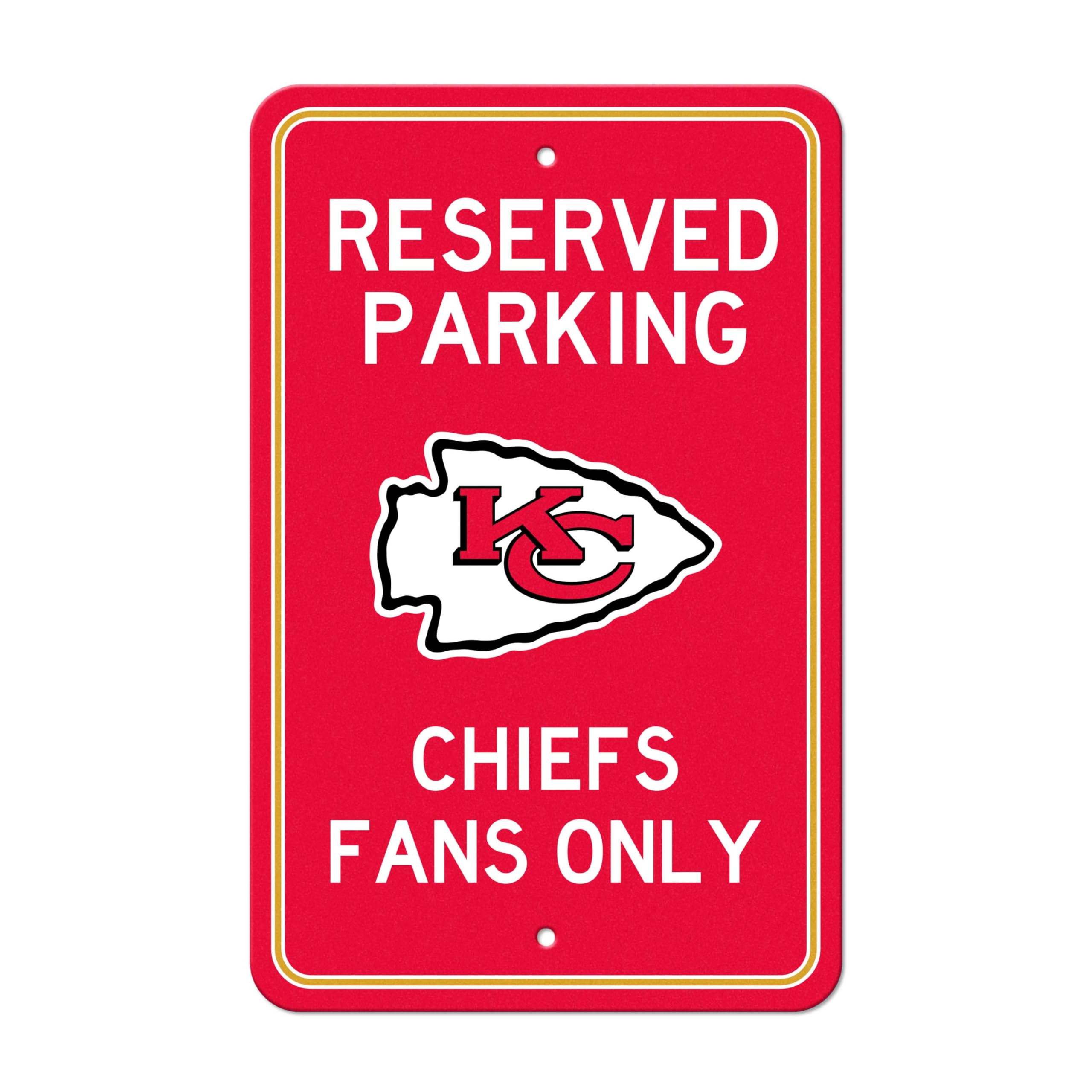 FANMATS NFL - Kansas City Chiefs Team Color Reserved Parking - Product Imagery