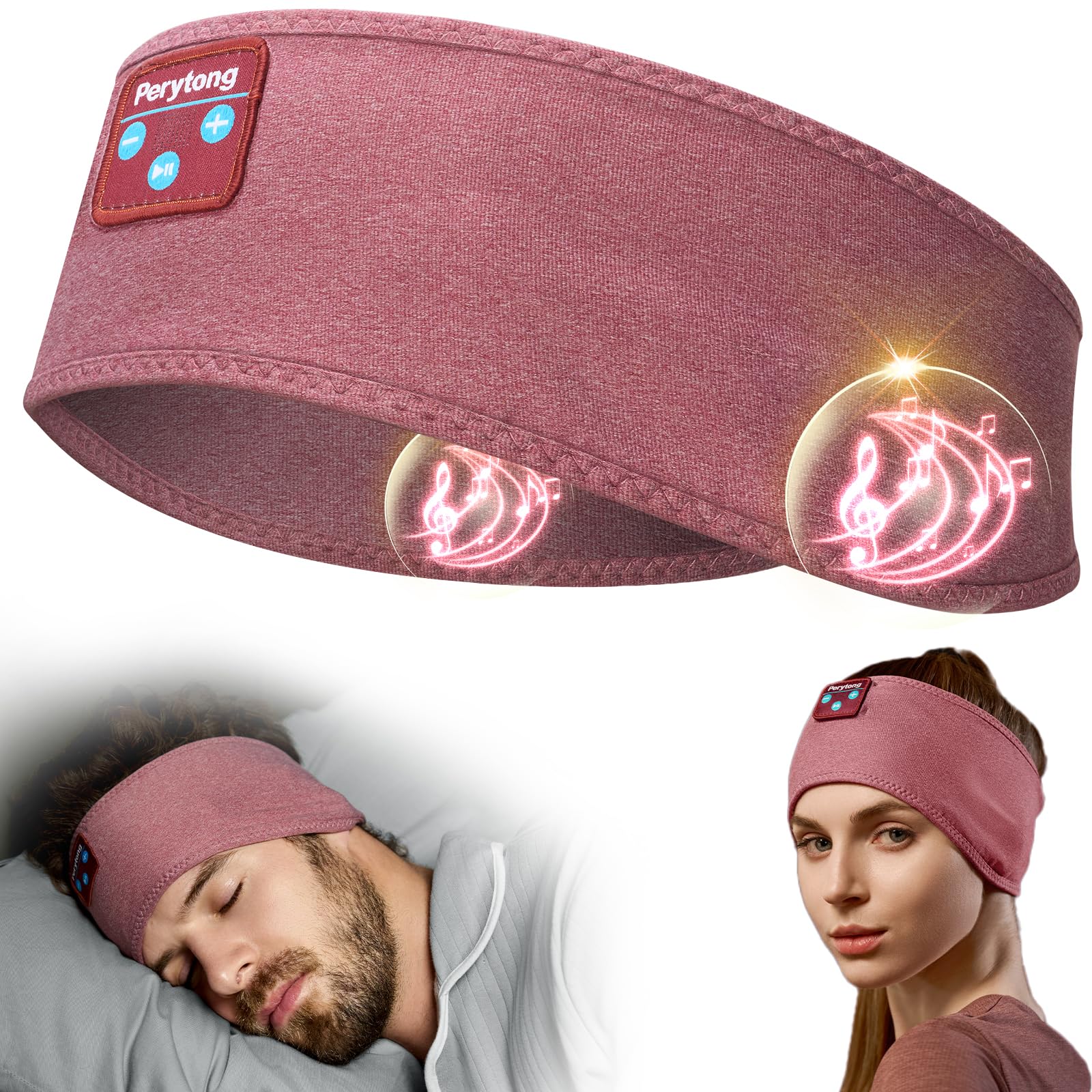 Perytong Sleep Headphones Wireless, Bluetooth Sports Headband Hea - Perytong Official Product View 1