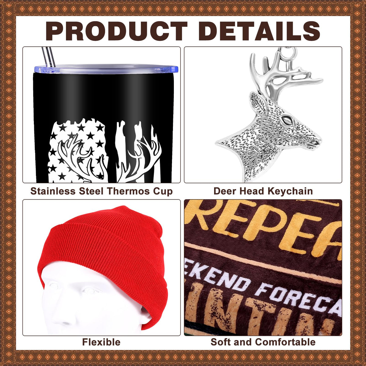 Hunting Gifts for Men Christmas Gifts for Hunters Cool Deer - IUUIVV Official Imagery - 5