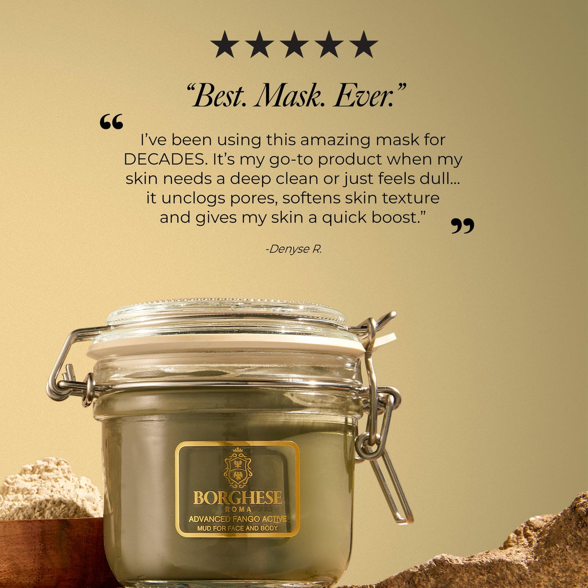 Borghese Advanced Fango Active Mud for Face and Body - Borghese Official Imagery - 6
