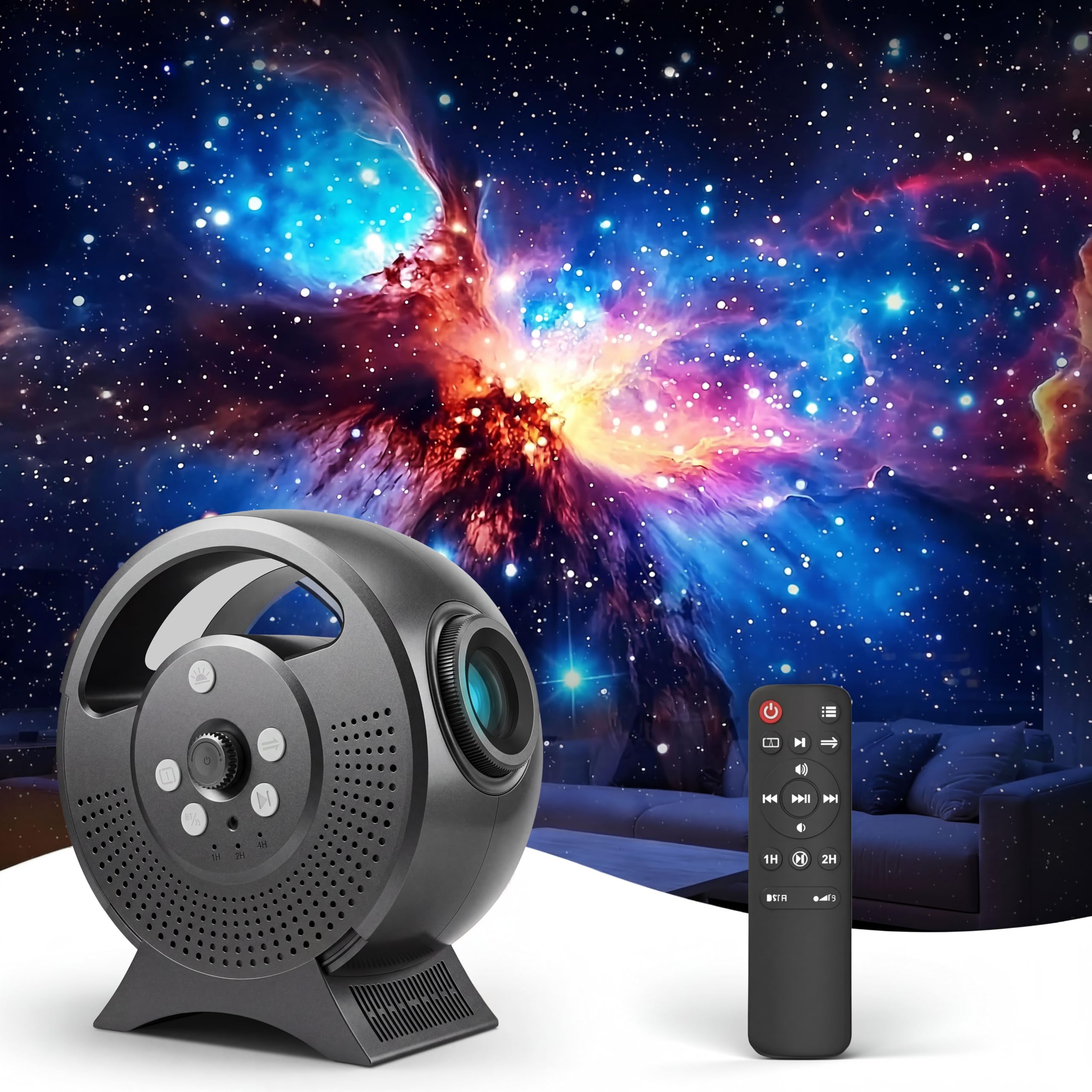 Rossetta 3D Galaxy Projector, 60 Scenes Star Light Projector for by Rossetta - Angle View 9