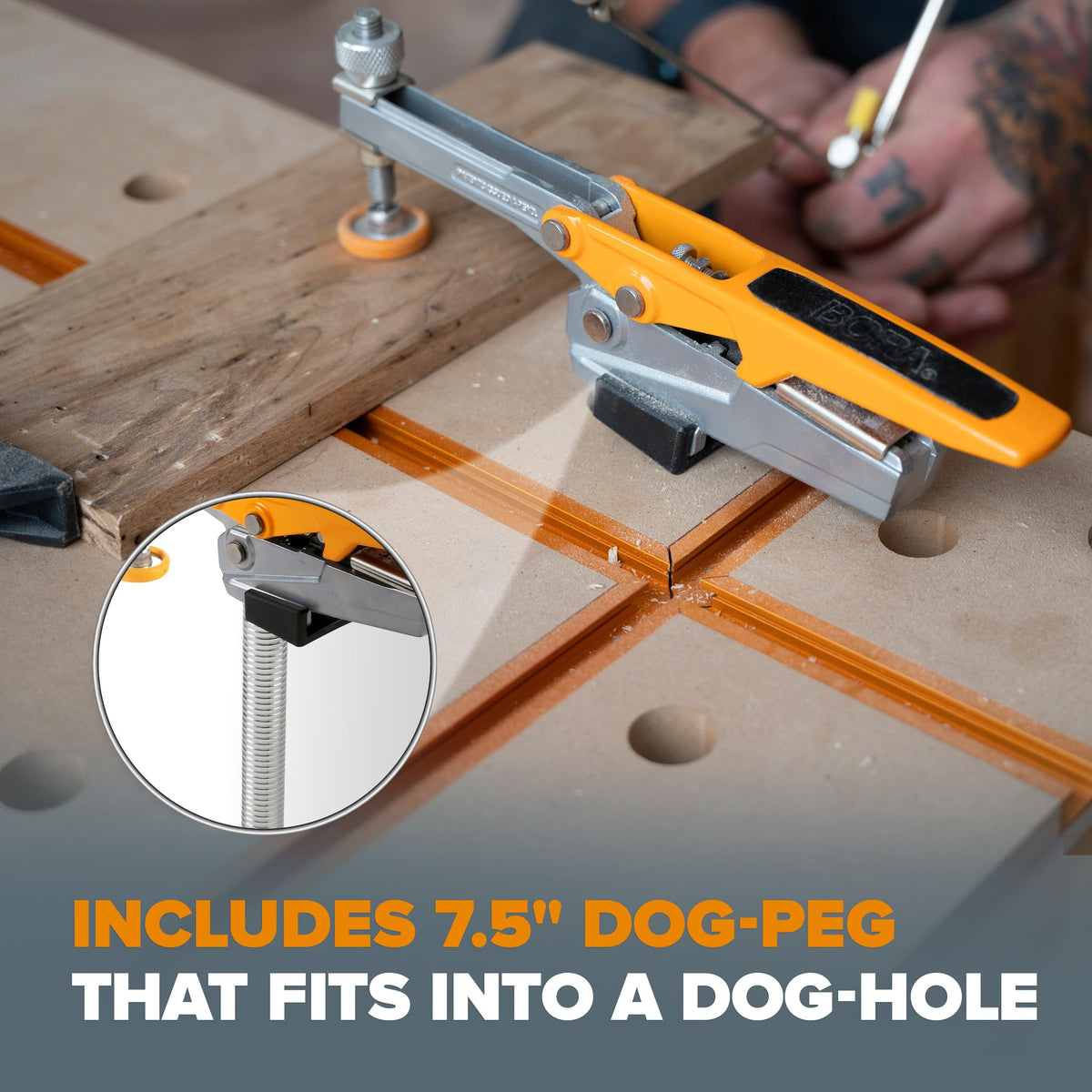 Bench Dog Clamp 3 4 Inch - BORA Official Imagery - 6