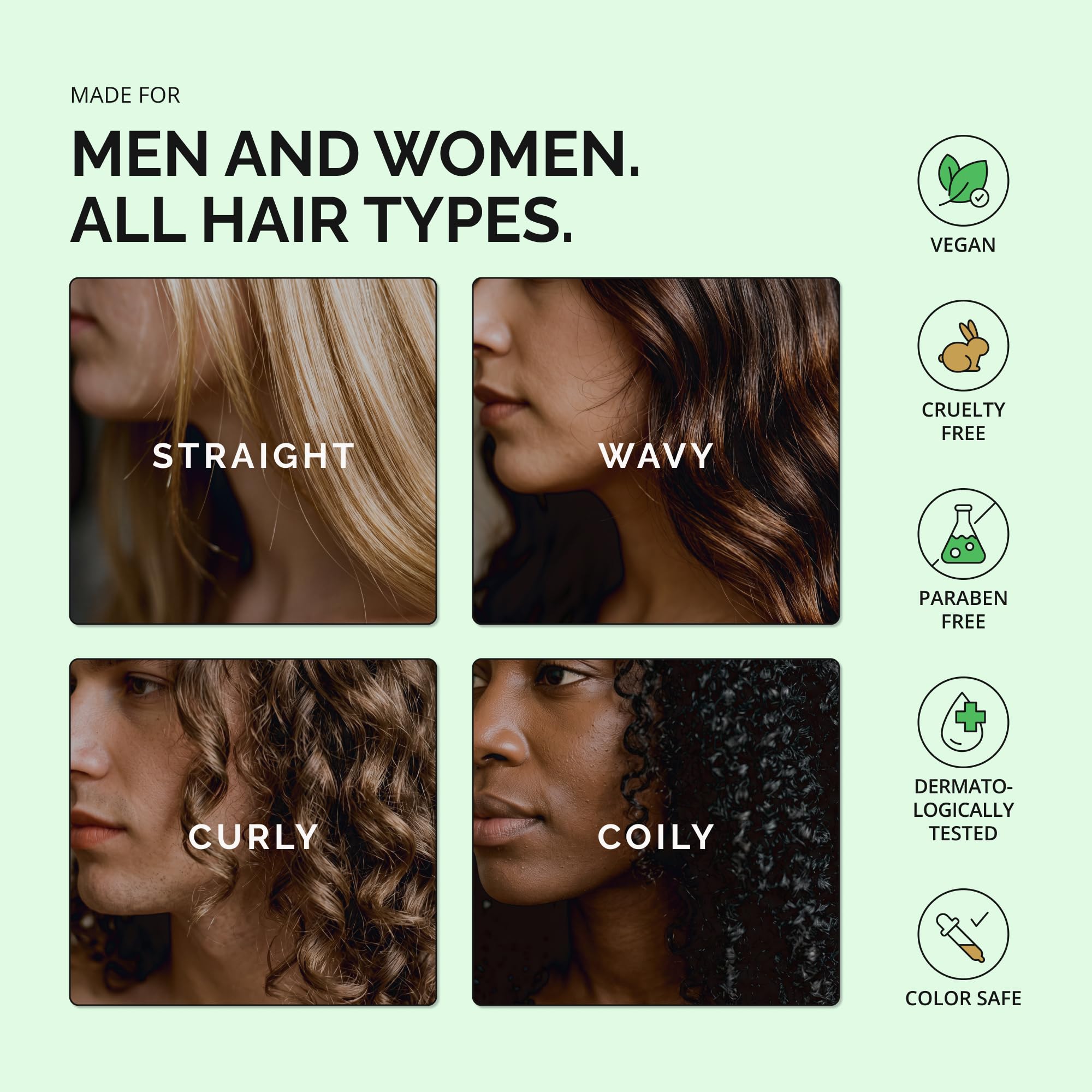 HALOGROW Hair Growth Serum Spray & Men Hair Loss – Biotin & Caffeine, Anti - - HALOGROW Official Product View 7