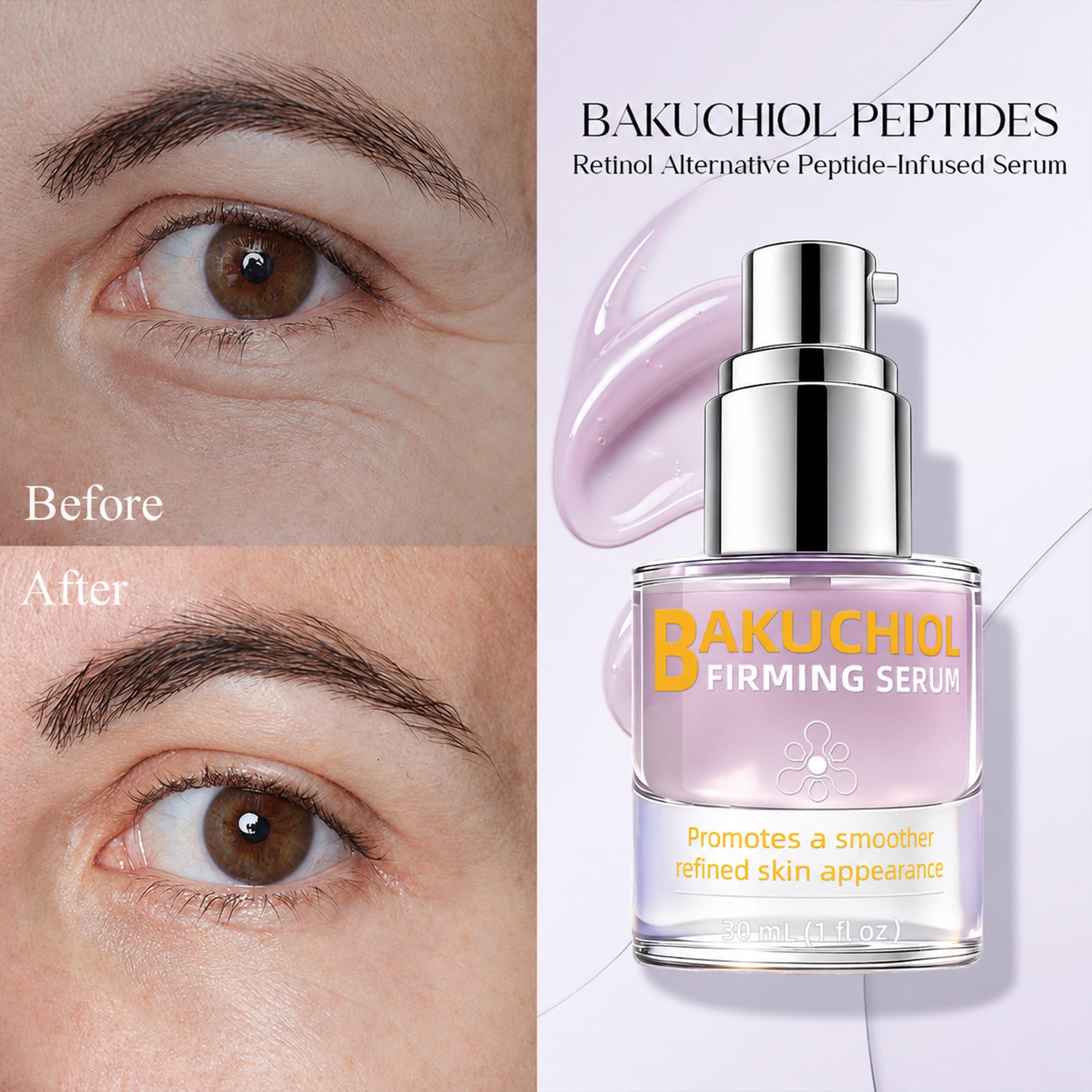 Bakuchiol Serum for Face Organic, Retinol Alternative for Glowing Skin - Generic Official Product View 3