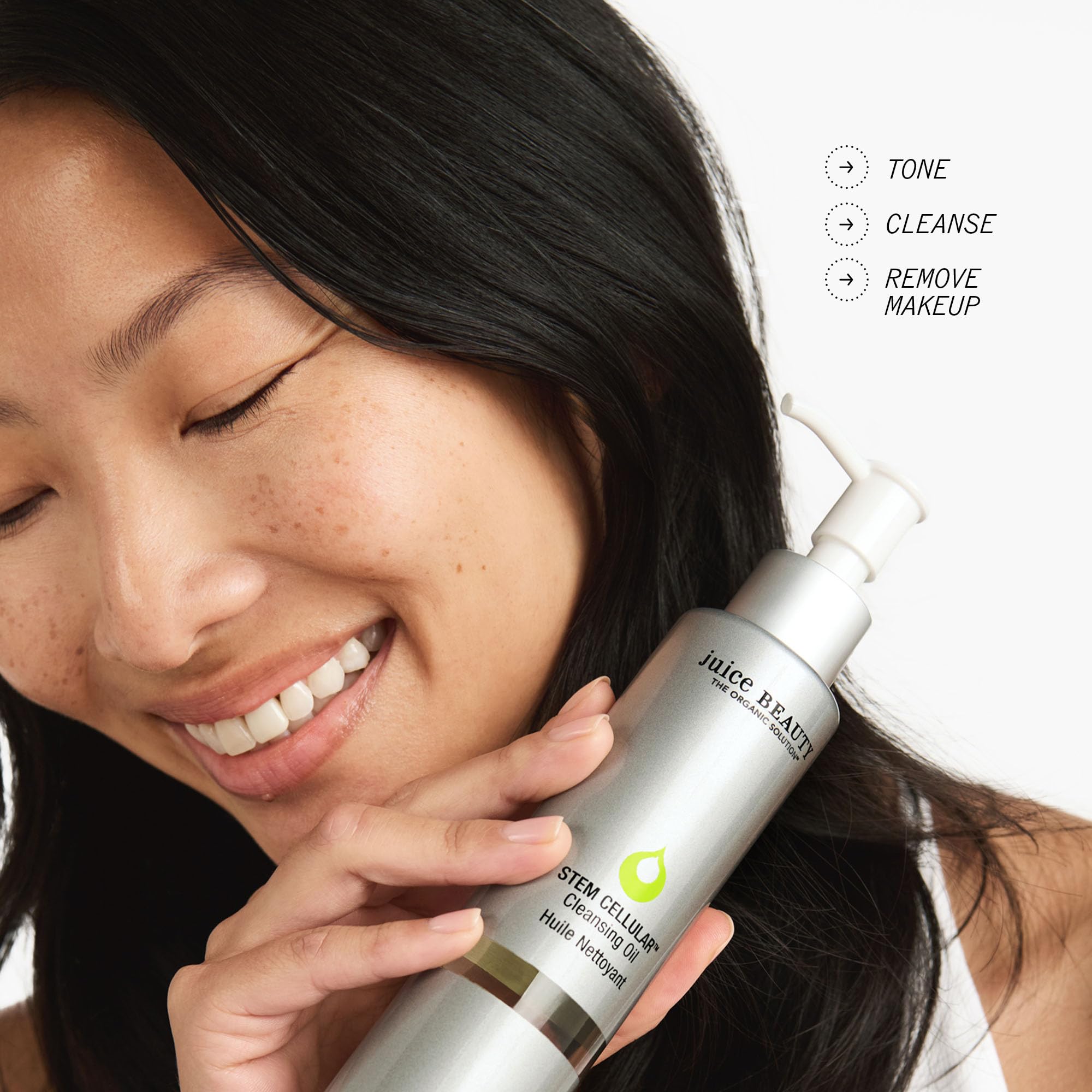 Juice Beauty Stem Cellular Cleansing Oil - Makeup Remover & 4.5 fl oz - Juice Beauty Official Product View 5