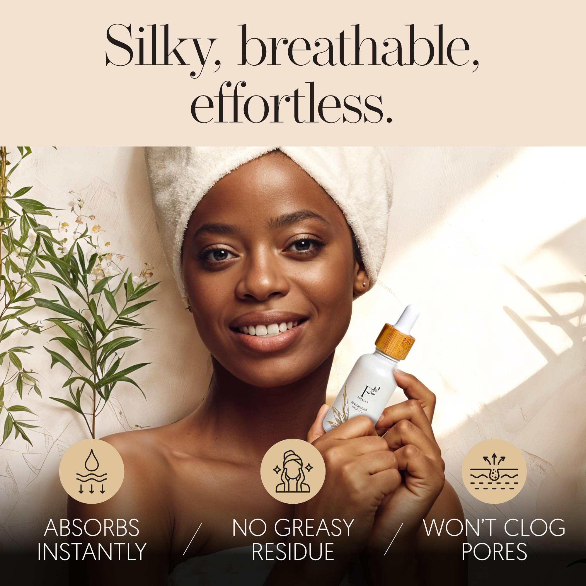 Finally Organic Tsubaki Camellia Face Oil & Under - Eye Serum for Sensitive - Finally Official Product View 7