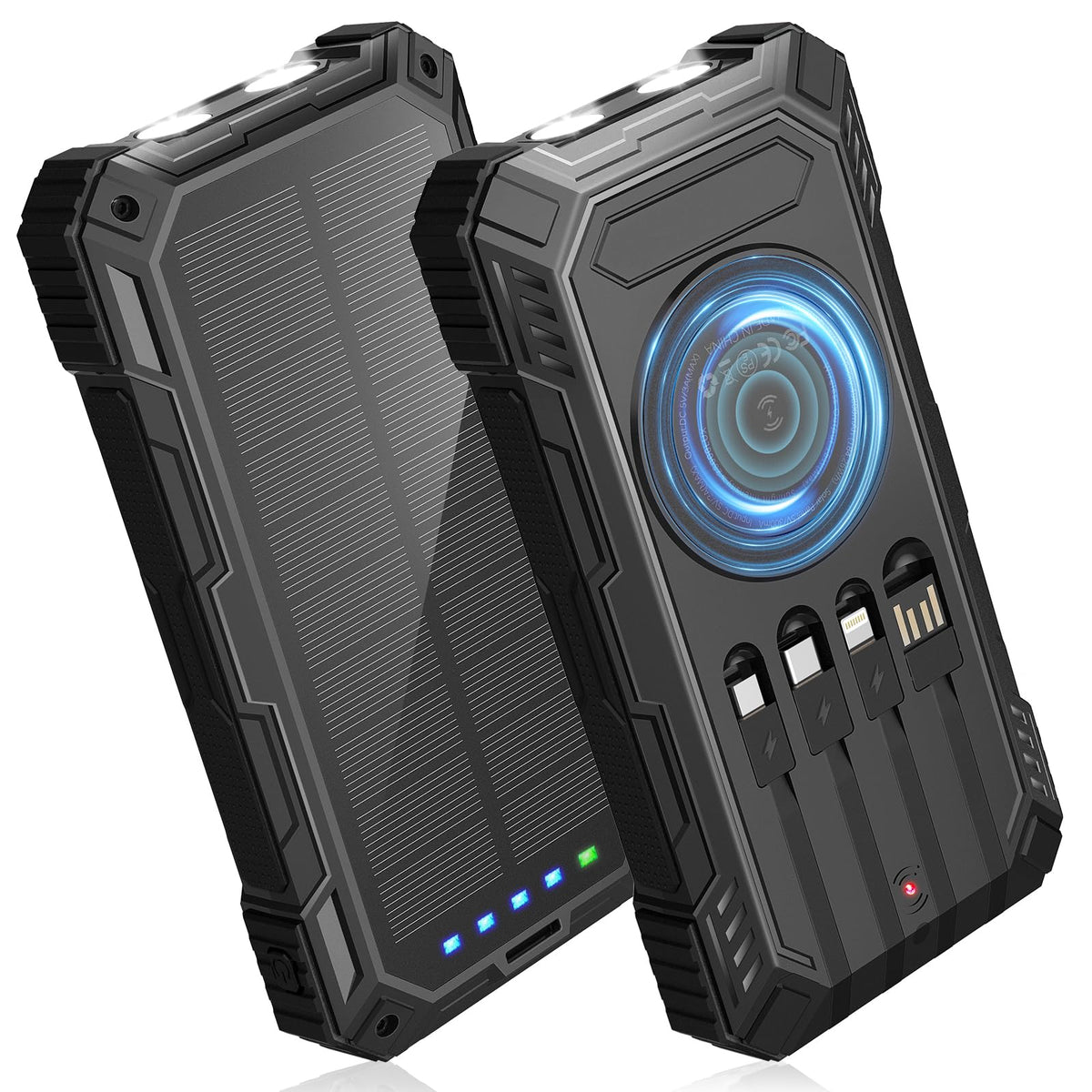 BLASOUL Solar Power Bank 49800mAh Wireless Portable Phone - BLASOUL Official Imagery - 1