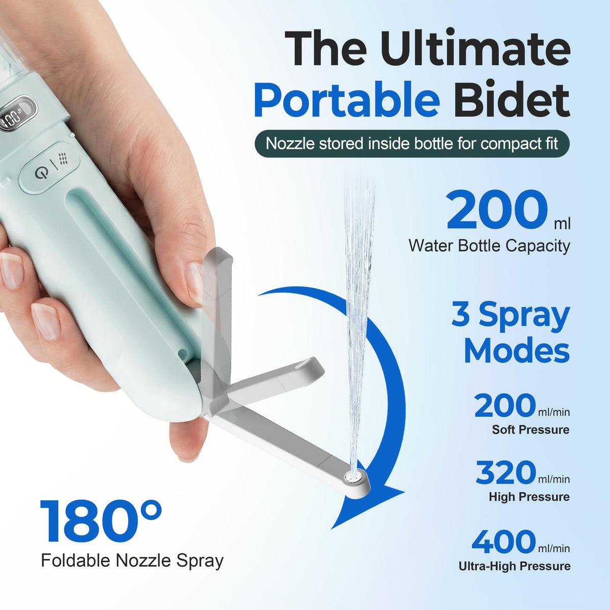Electric Portable Bidet Rechargeable Travel Bidet for Women - WeWi HLTH Official Imagery - 6
