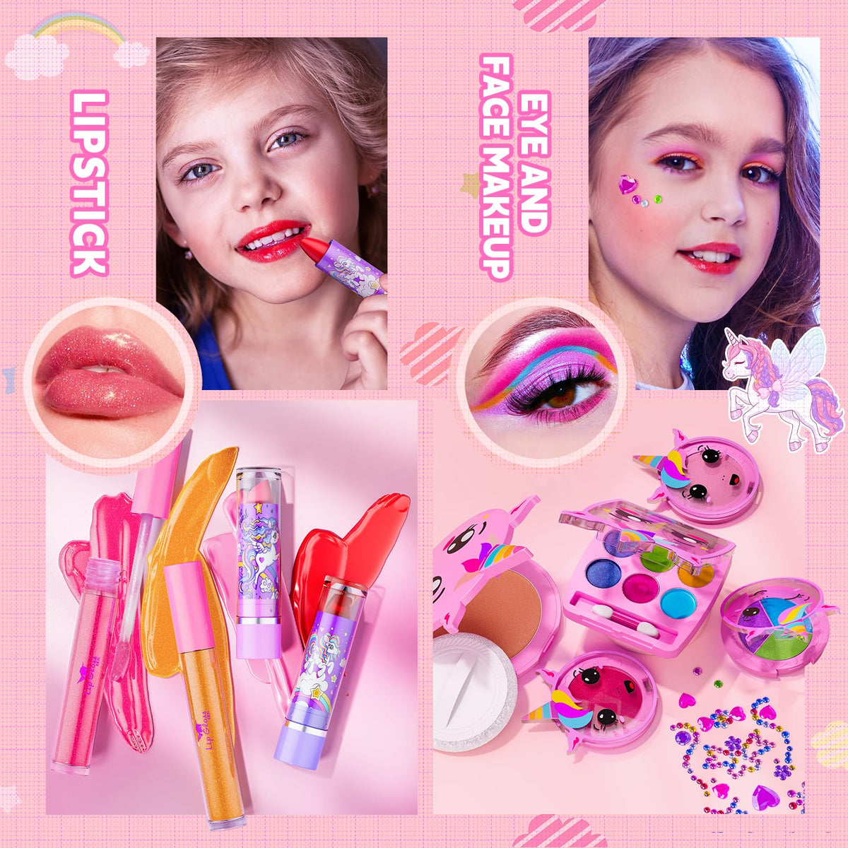 Kids Makeup Kit for Girls - Beayuck Official Imagery - 7