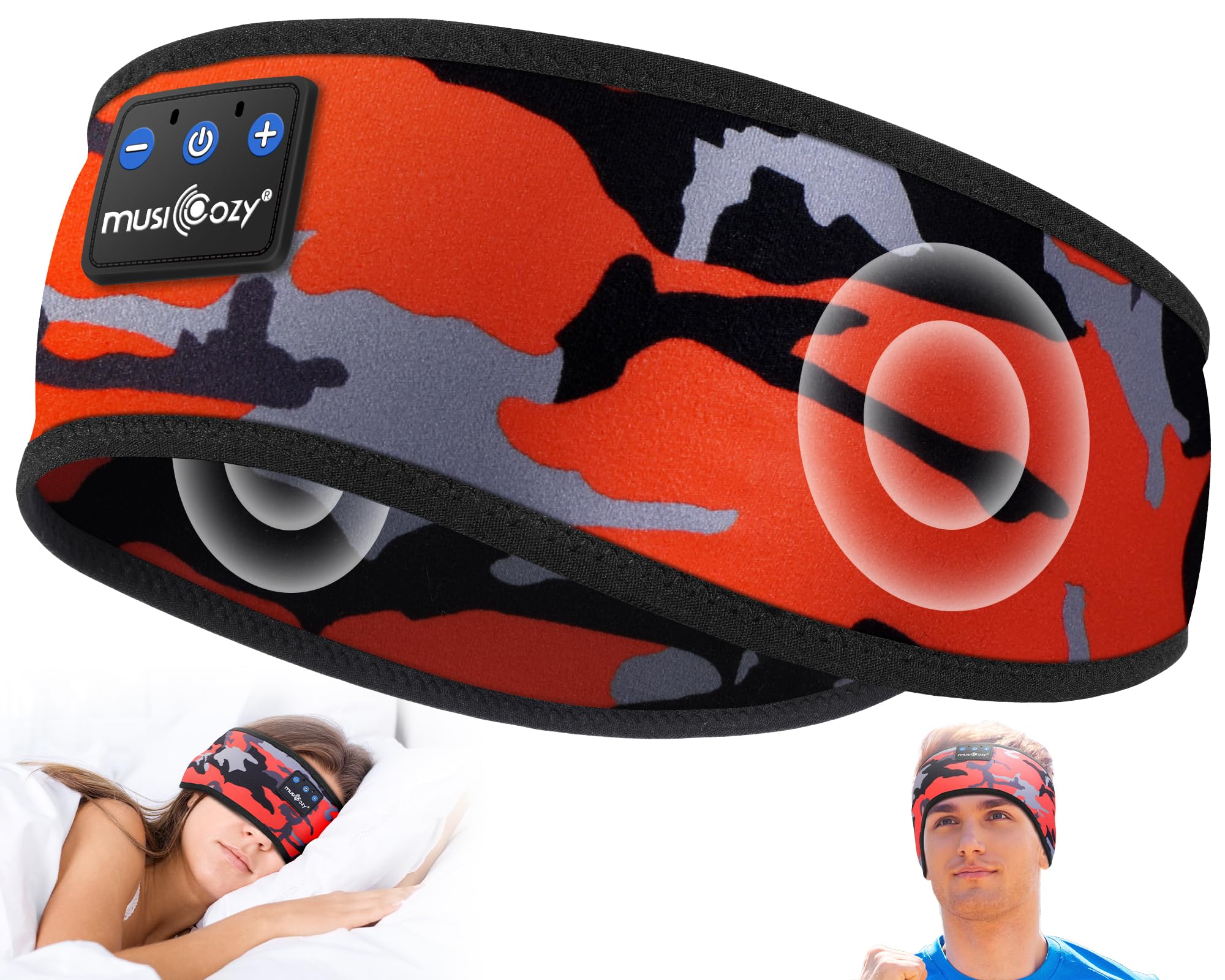 MUSICOZY Bluetooth 5.4 Sleep Headphones Headband Sports Wireless by MUSICOZY - Angle View 1