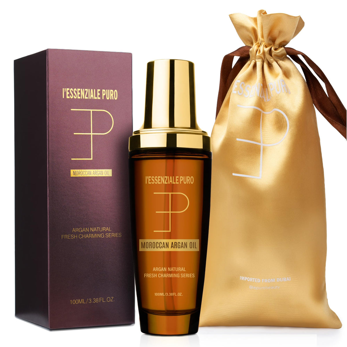 Moroccan Argan Oil for Hair and Body - LEPURO Official Imagery - 2