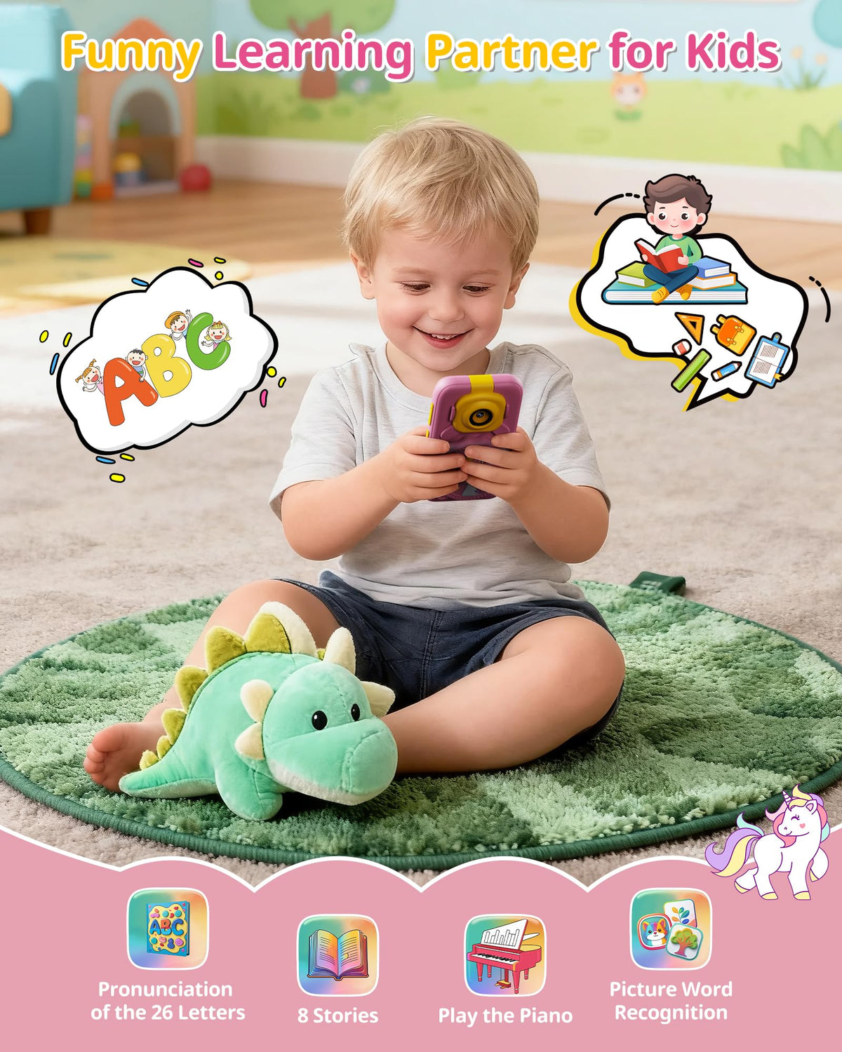2 in 1 Kids Smart Phone and Microscope Camera for Kid - Gofimyee Official Imagery - 5