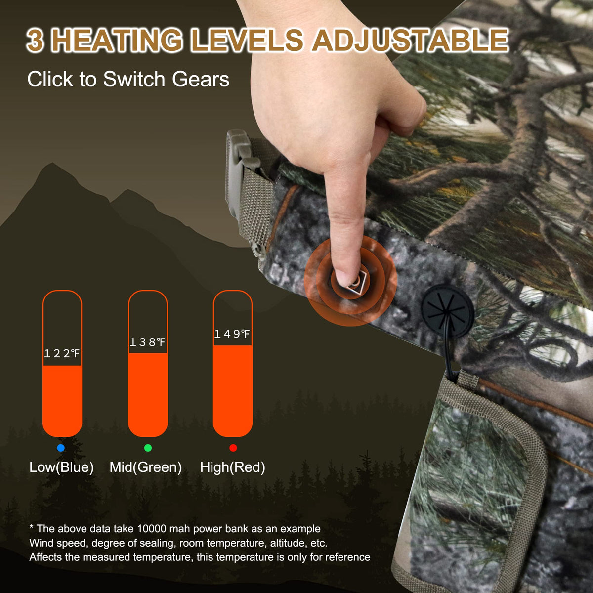 MDSTOP Heated Hunting Seat Cushion Waterproof Seat Pads for - MDSTOP Official Imagery - 3