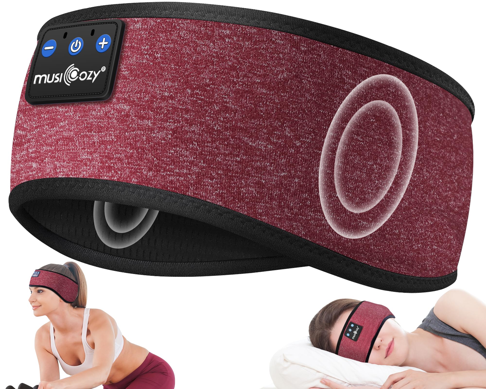 MUSICOZY Sleep Headphones Bluetooth Headband Headphones for Side Sleepers - MUSICOZY Official Product View 10