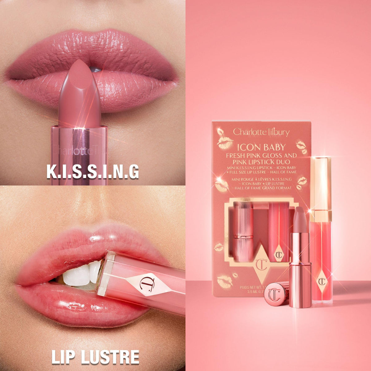 Charlotte Tilbury Magic Cream Duo with Icon Baby Lip Set - Premium Selection Official Imagery - 8