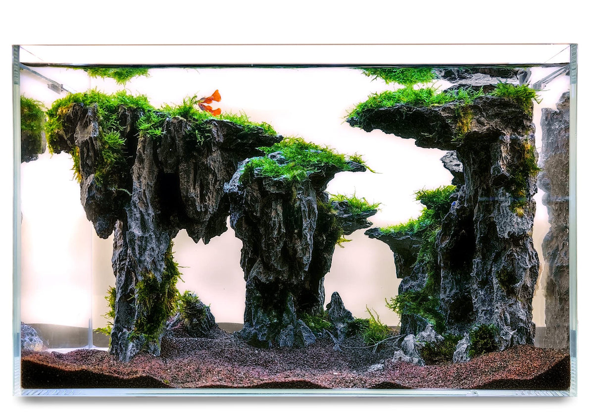 Aquarium Rock Decor Moon Valley Aquascape for 10 Gallon - Allcolor Official Imagery - 8