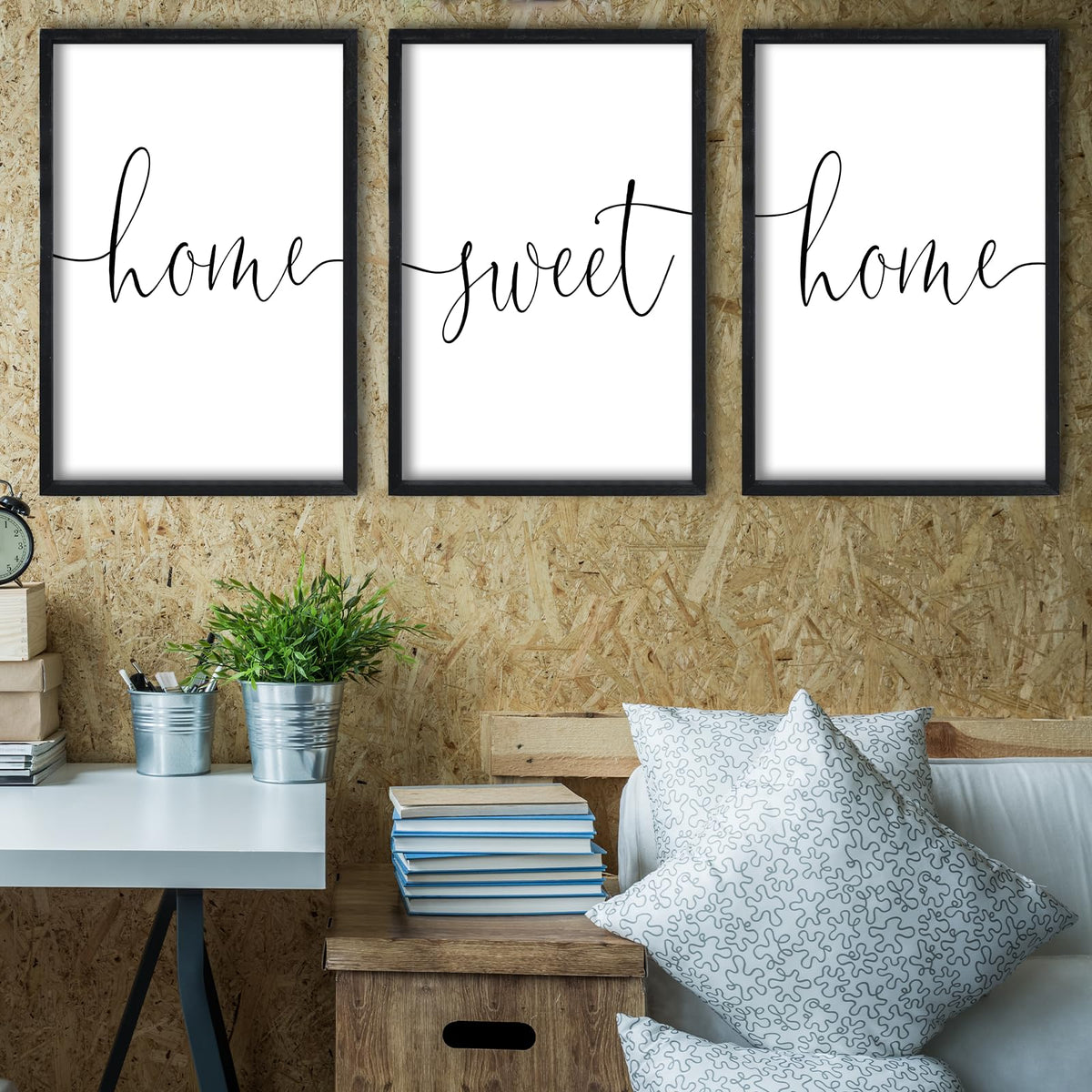 RLWangChao Home Sweet Home Sign Set of 3 Wall Art Decor 16 - RLWangChao Official Imagery - 2