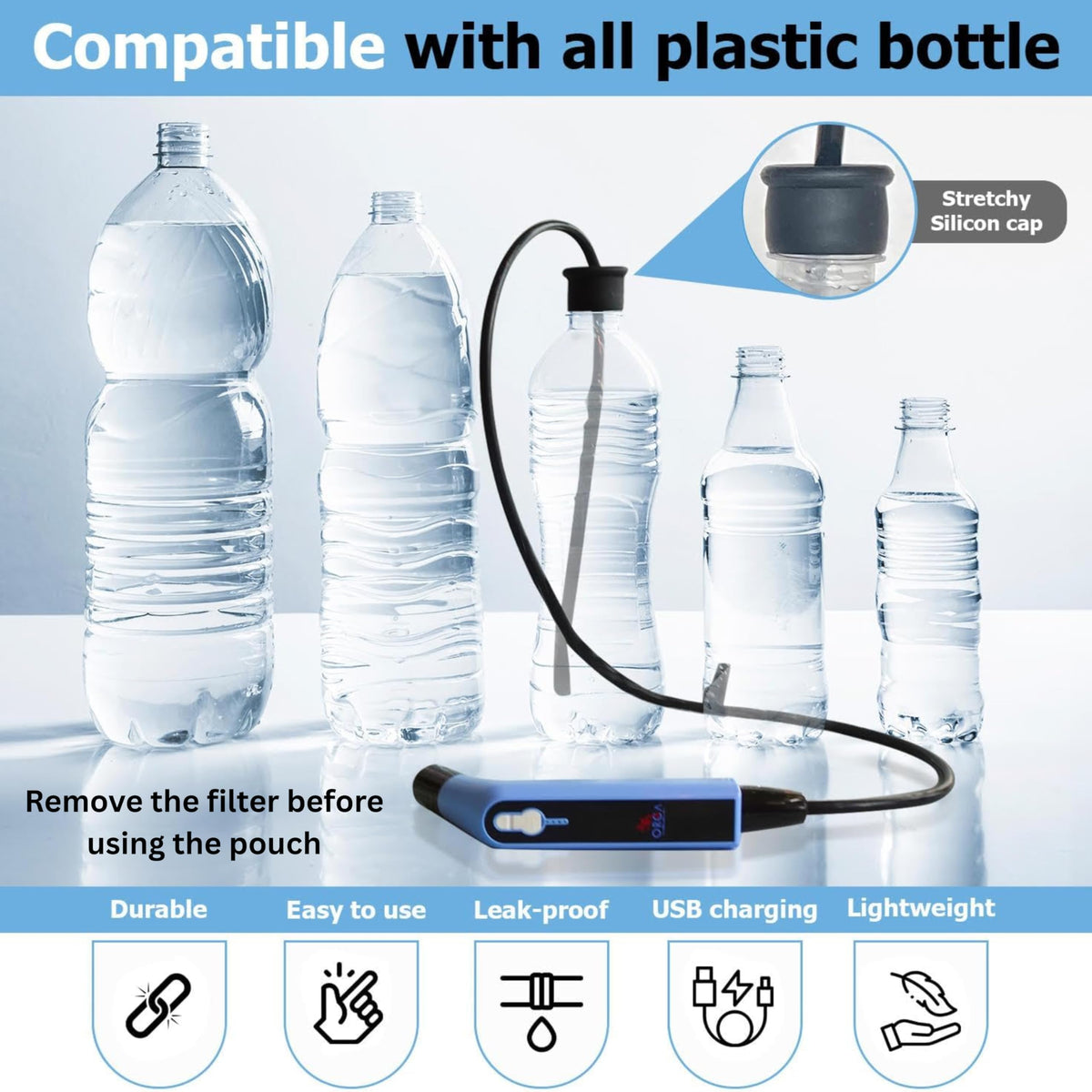 Orca Portable Travel Bidet Bottle Handheld Personal Sprayer - Orca Bidet Official Imagery - 5