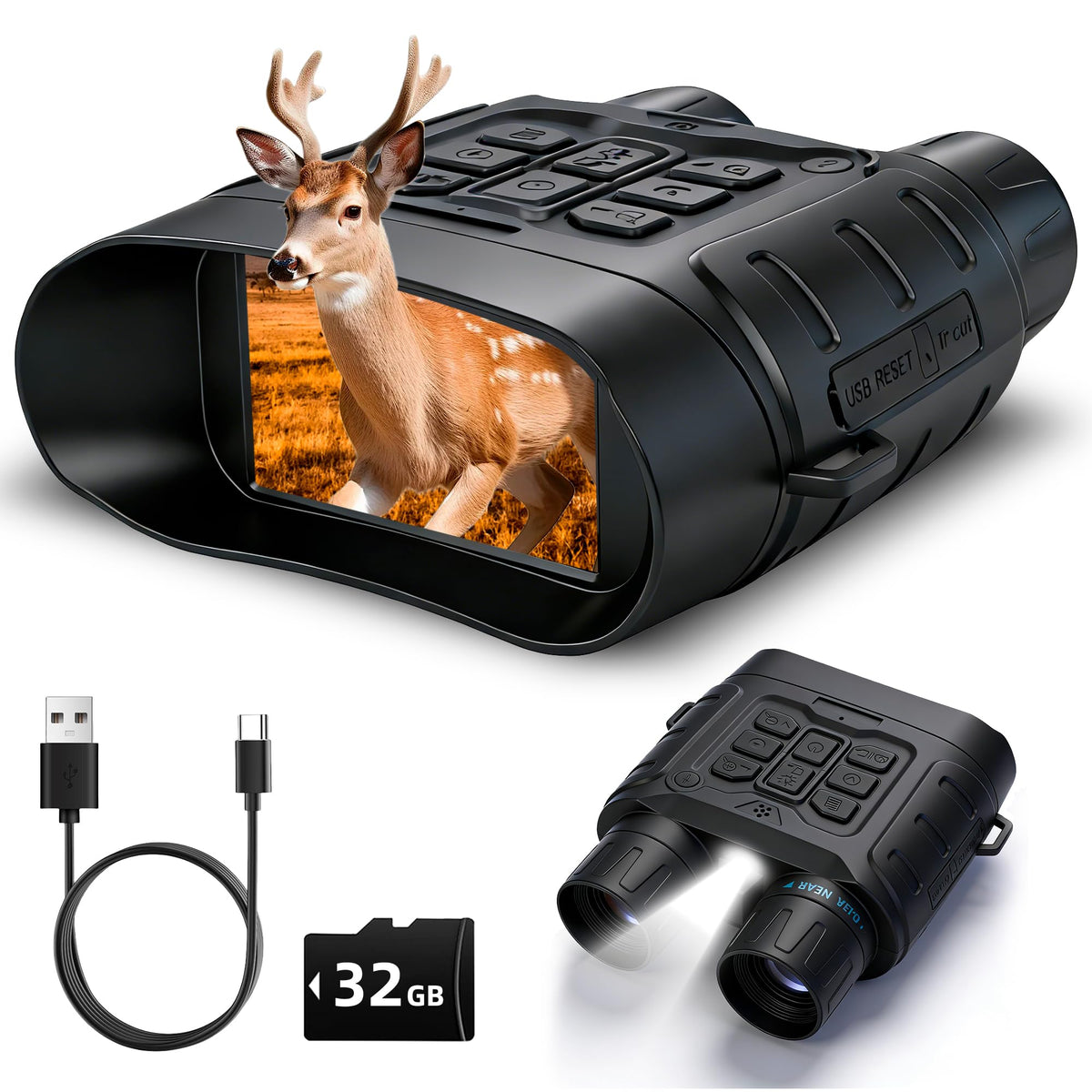 Night Vision Goggles for Adults Hunting 4K Infrared Night - WIMIDING Official Imagery - 2
