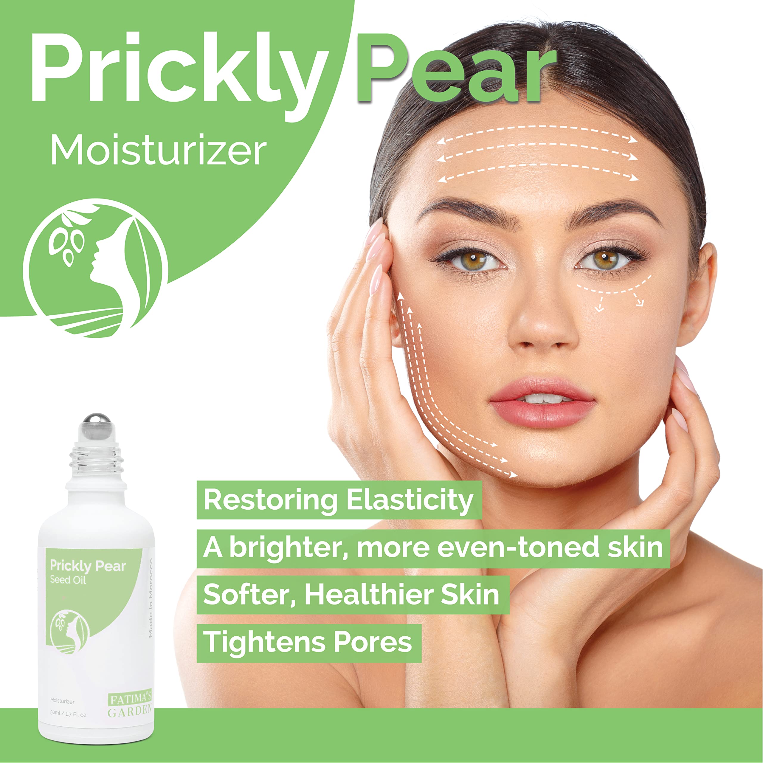 Fatima's Garden Prickly Pear Seed Oil - Organic Anti Aging Serum & - Fatima's Garden Official Product View 3
