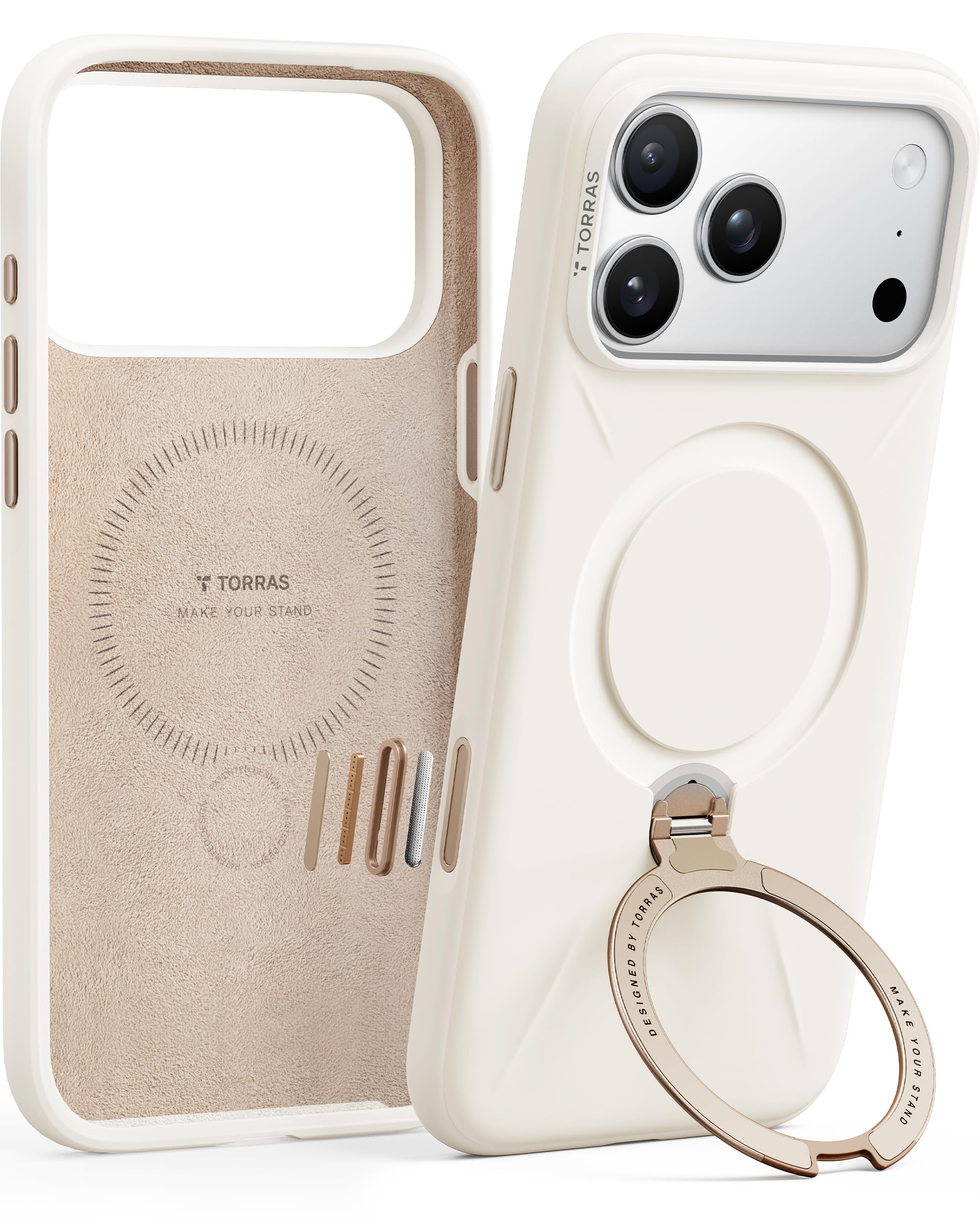 TORRAS Q3 Silicone for iPhone 17 Pro Case with Magnetic 360 - Premium Selection Official Imagery - 2