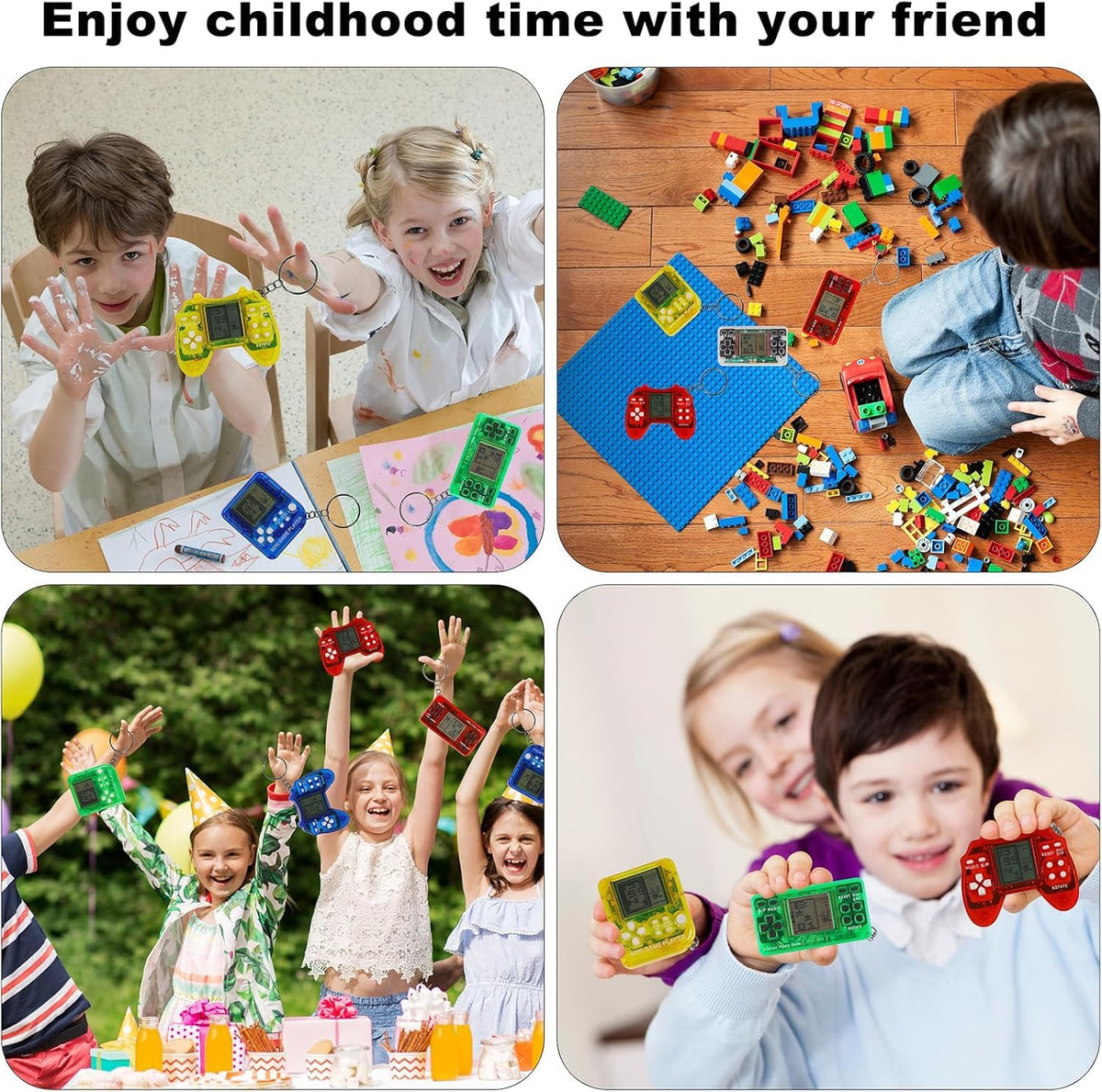 18Pcs Video Game Party Favors Mini Game Keychain Arcade - Teirdth Official Imagery - 4