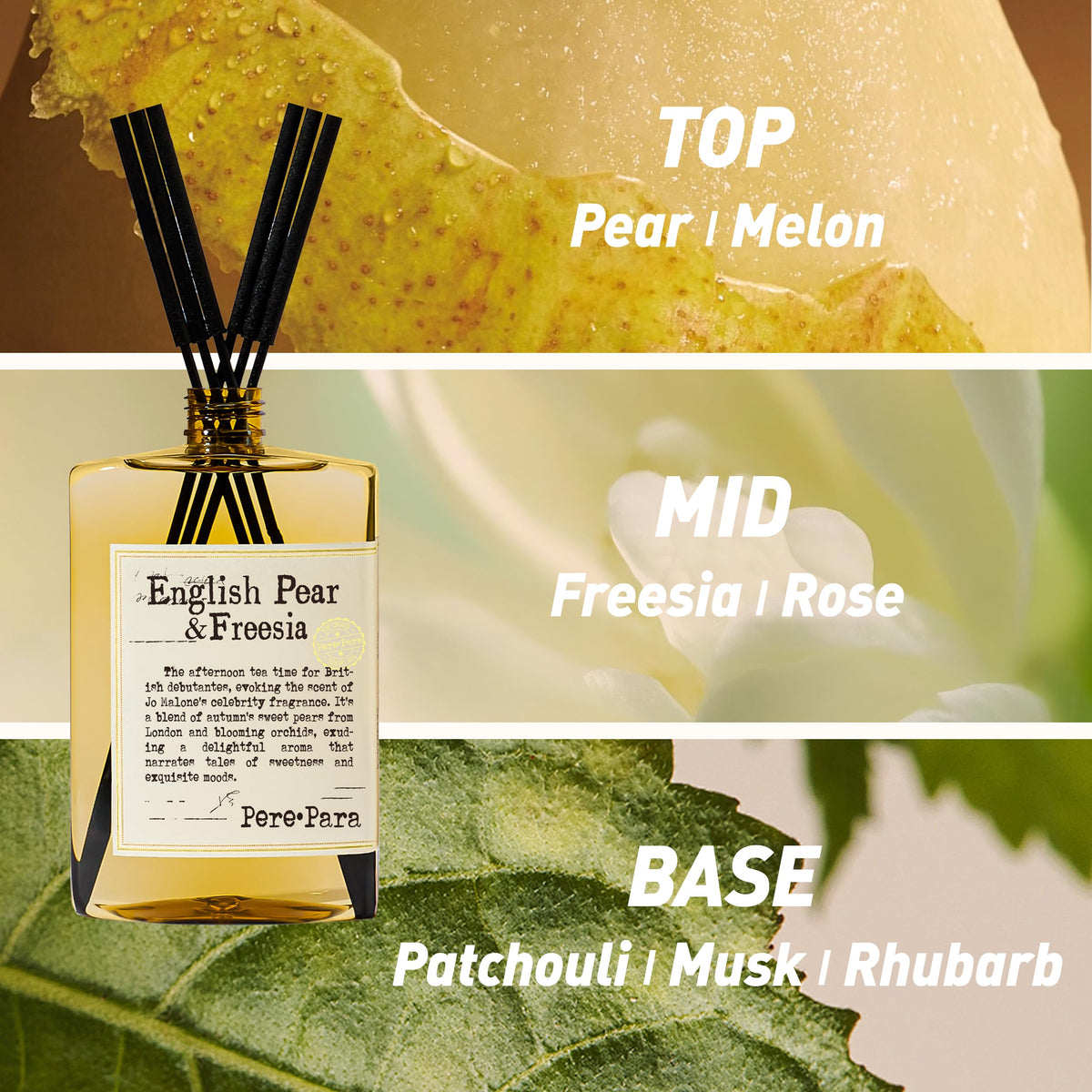 Luxury Hotel Scent Reed Diffuser Rifill 400ml with 6 Reed - Pere Para Official Imagery - 5