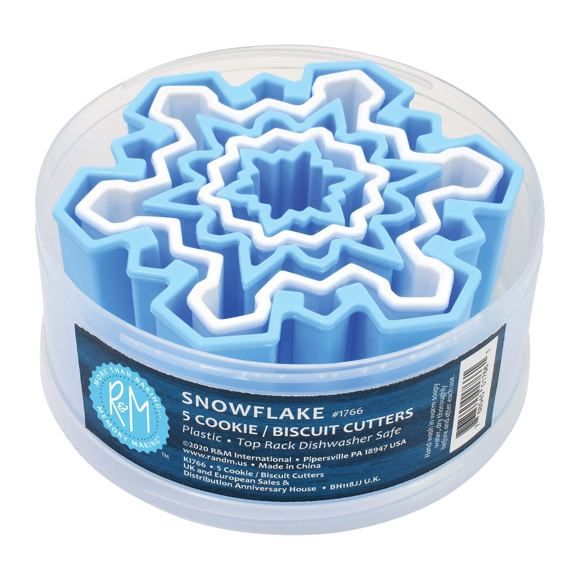 R&M International Snowman Cookie and Biscuit Cutters, Assorted Sizes, - View 5