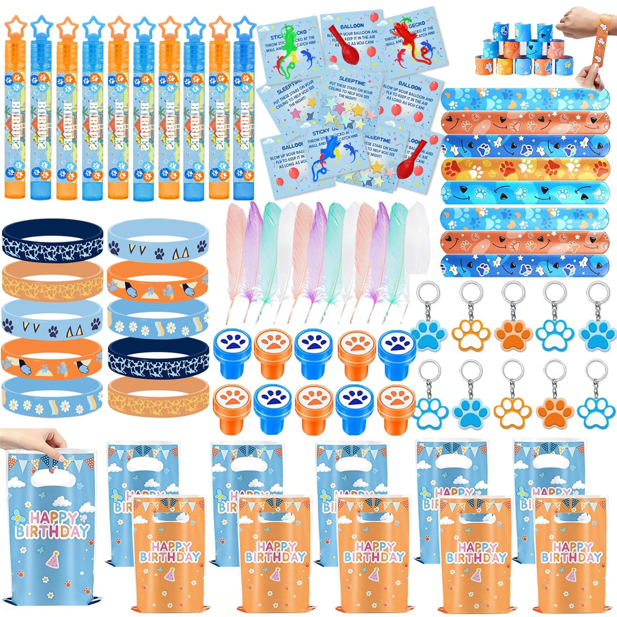 130Pcs Birthday Party Favors Gift Decorations Supplies for - WPAZH Official Imagery - 1