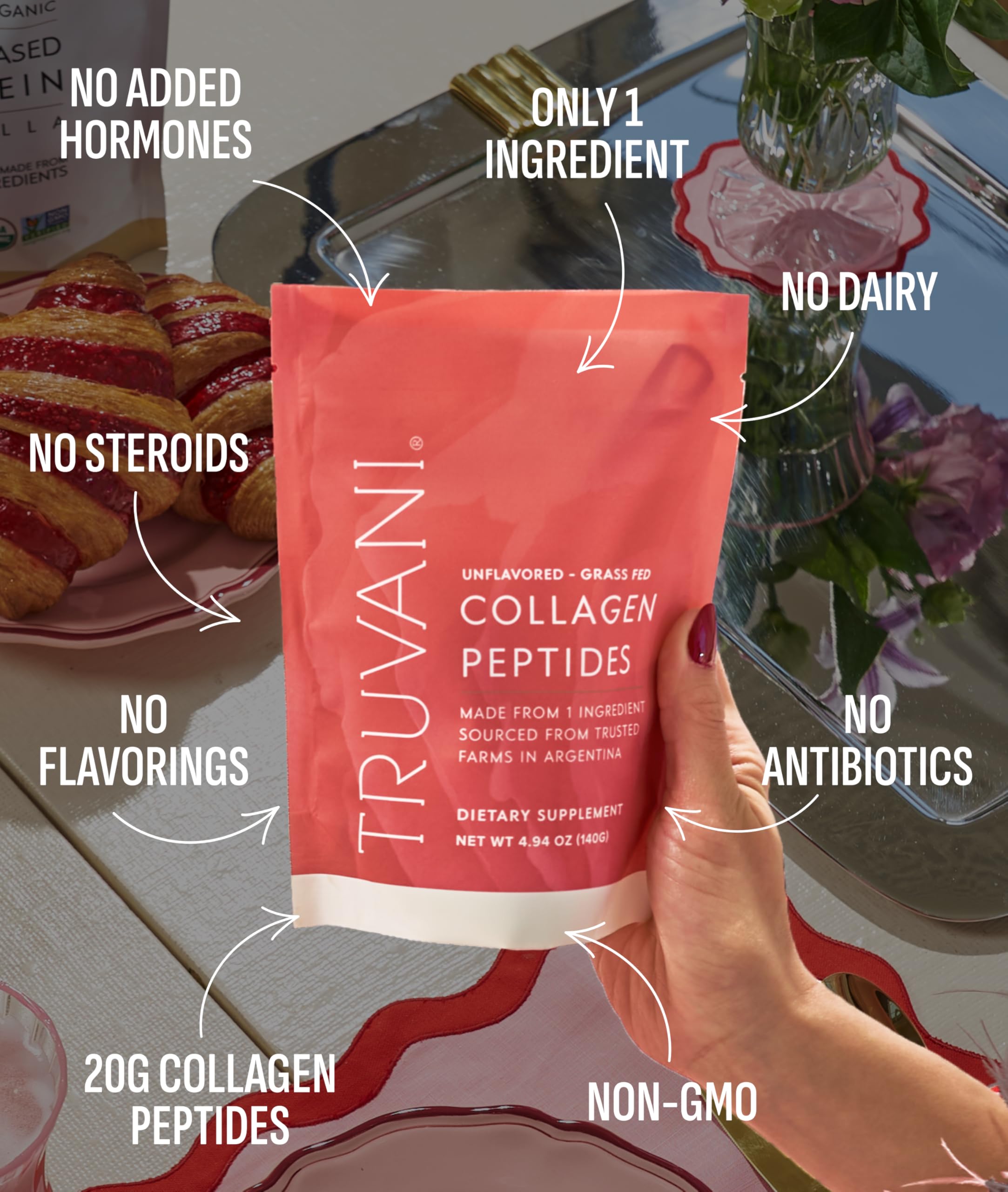 Truvani Hydrolyzed Collagen Peptides - Truvani Official Imagery - 4