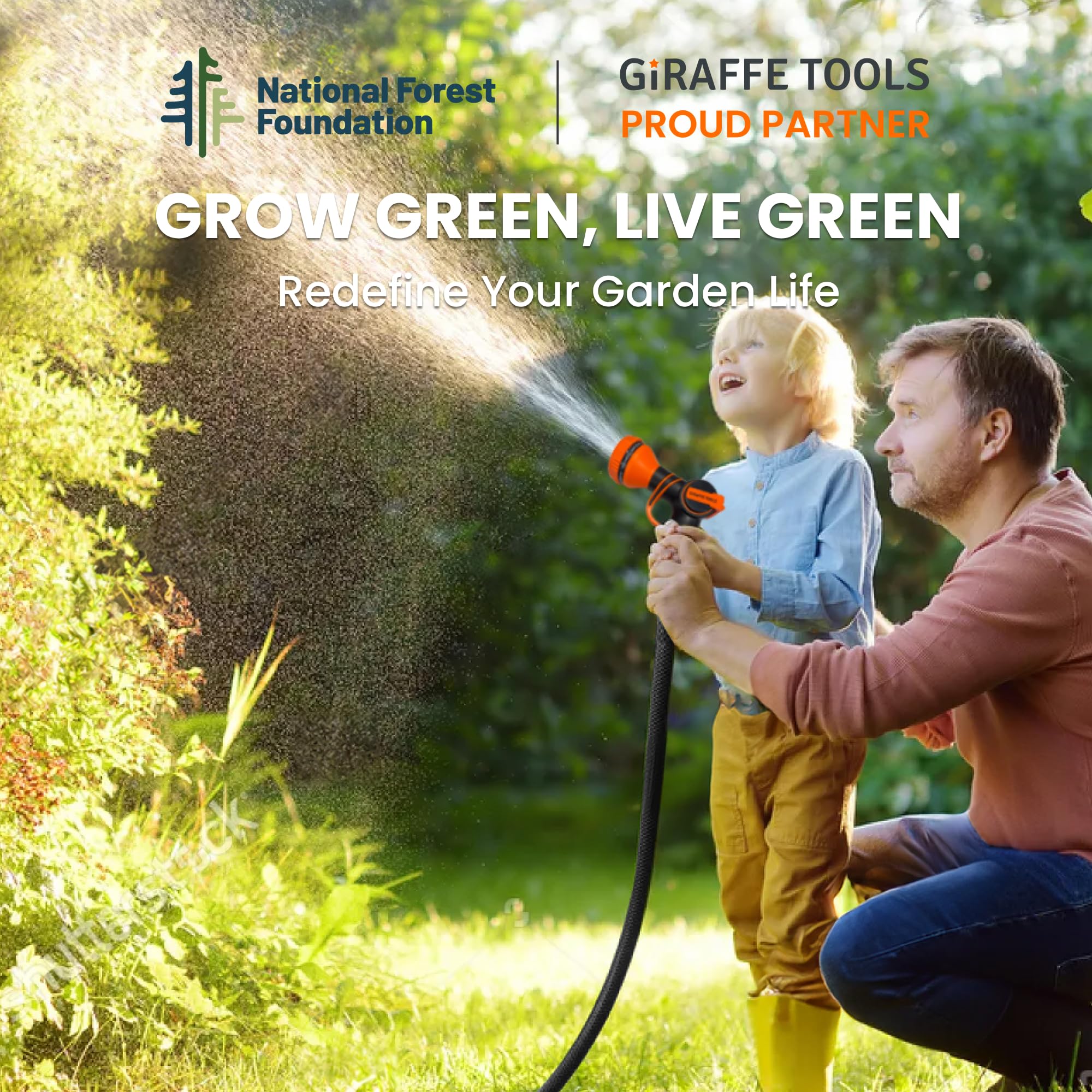 Giraffe Tools Garden Hose 100ft x 5/8" - Giraffe Tools Official Product View 7