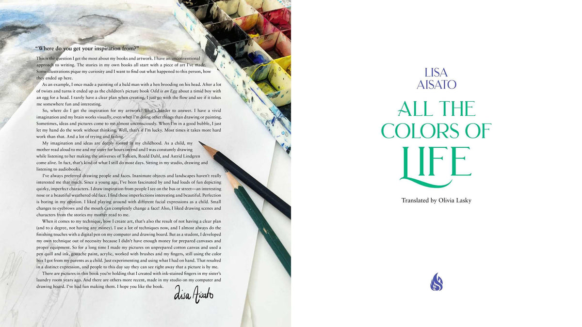 All The Colors of Life Deluxe Gift Edition An illustrated - by             
		   Lisa Aisato     
       			(Author),  
       	 
	            
		   Olivia Lasky     
       			(Translator) 
       	             Format: Hardcover Official Imagery - 4